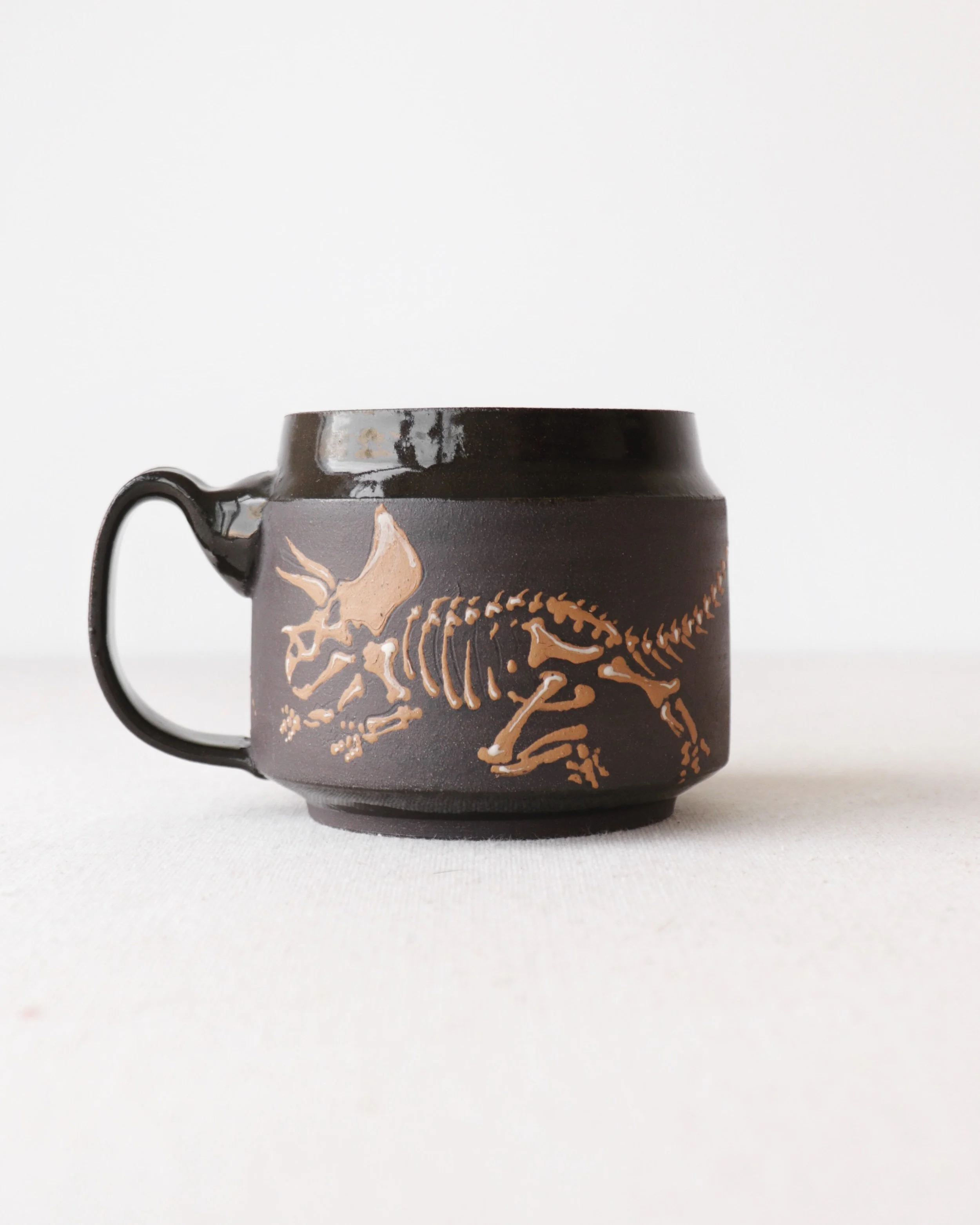 Triceratops Latte Mug