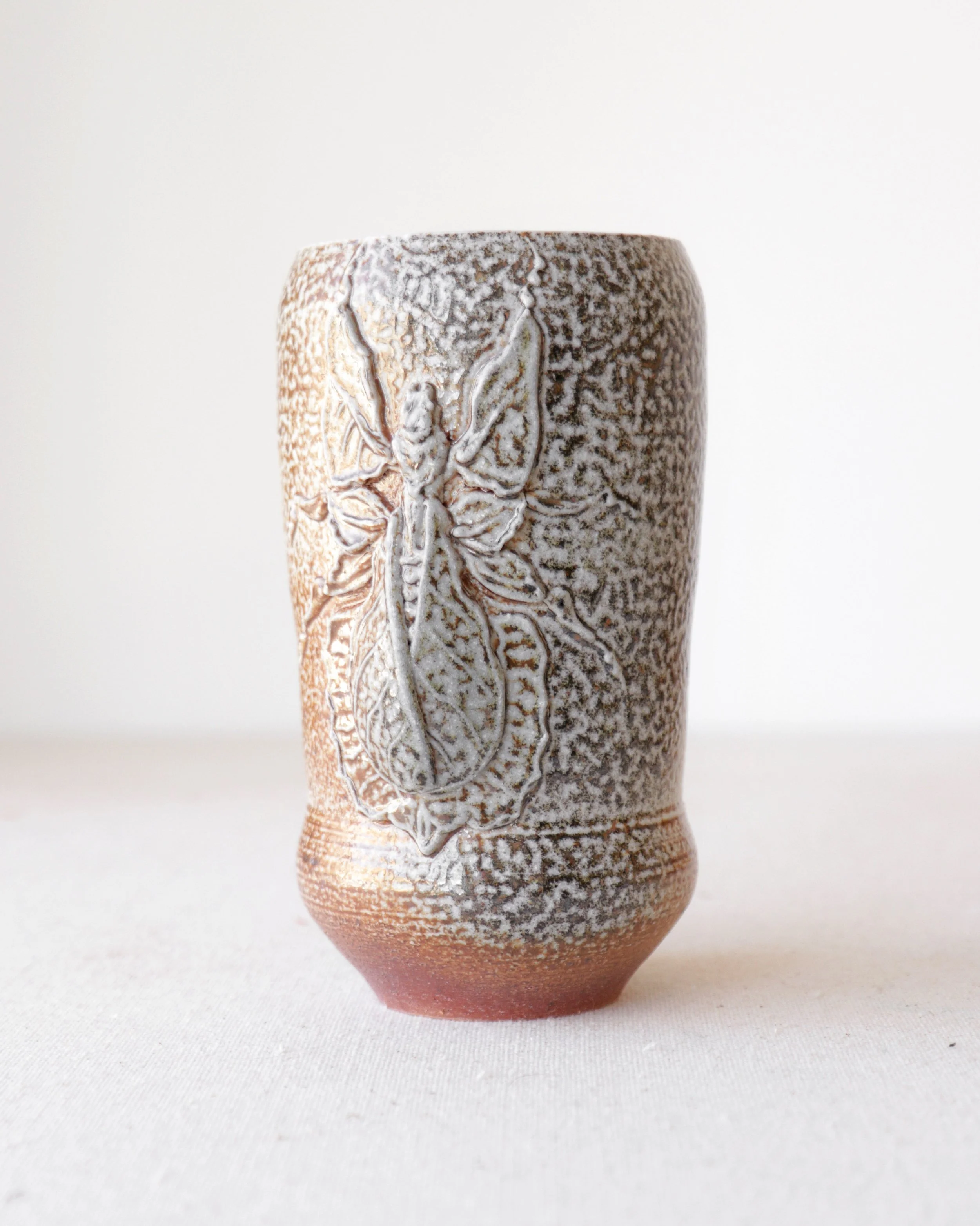 Salt Fire Leaf Insect Tumbler