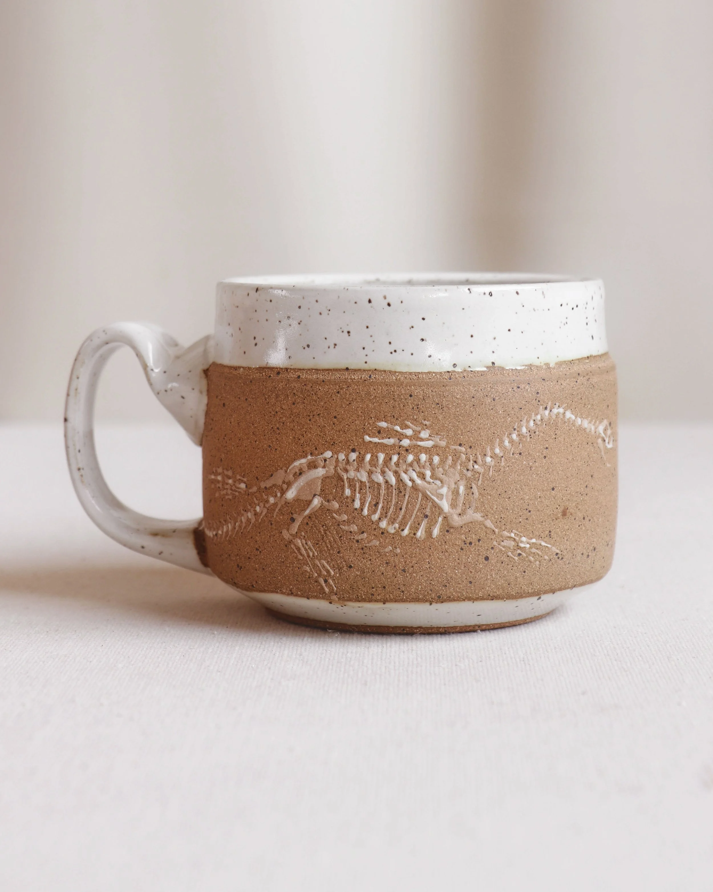 Plesiosaur Latte Mug