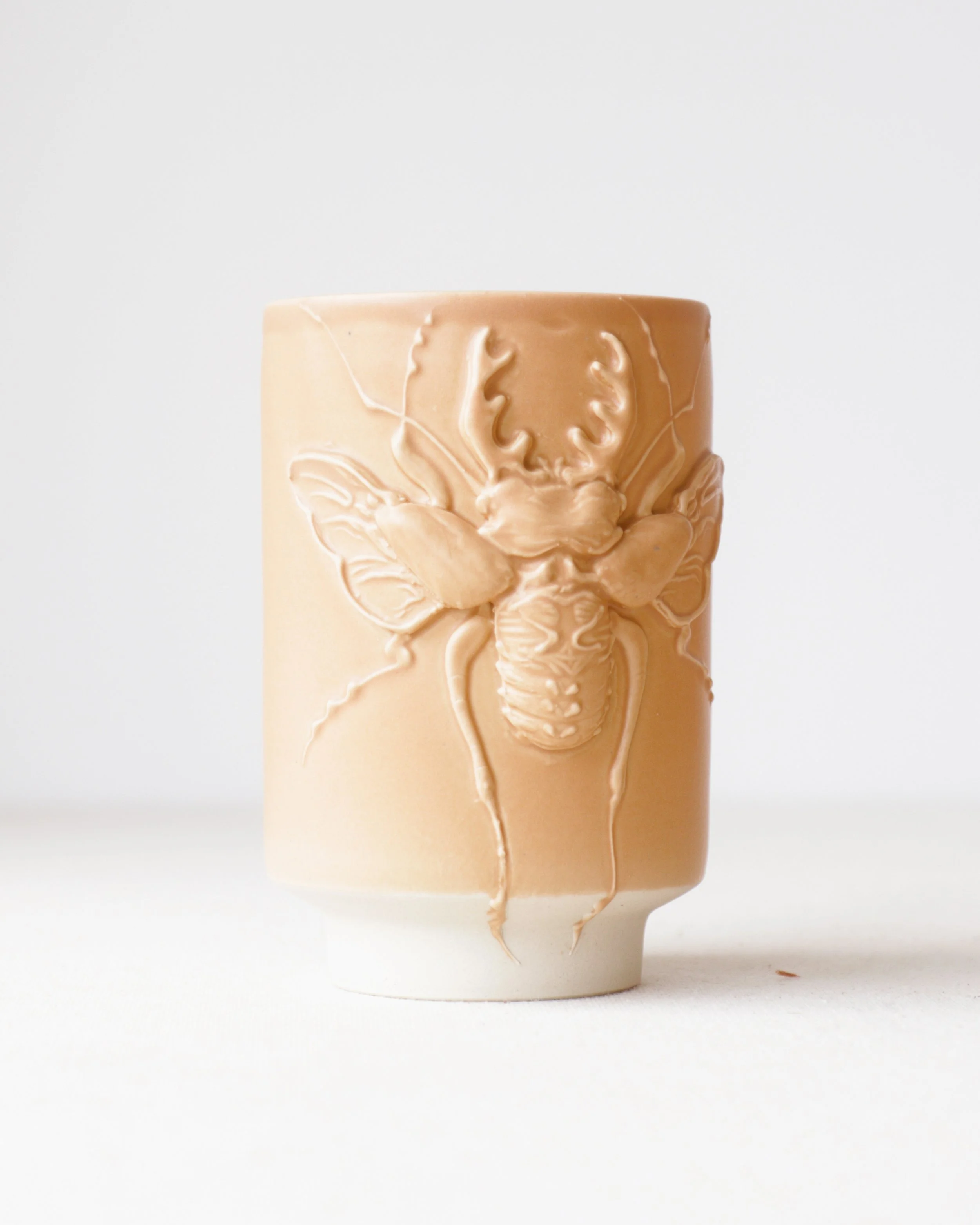 Tall Honey Stag Beetle Tumbler
