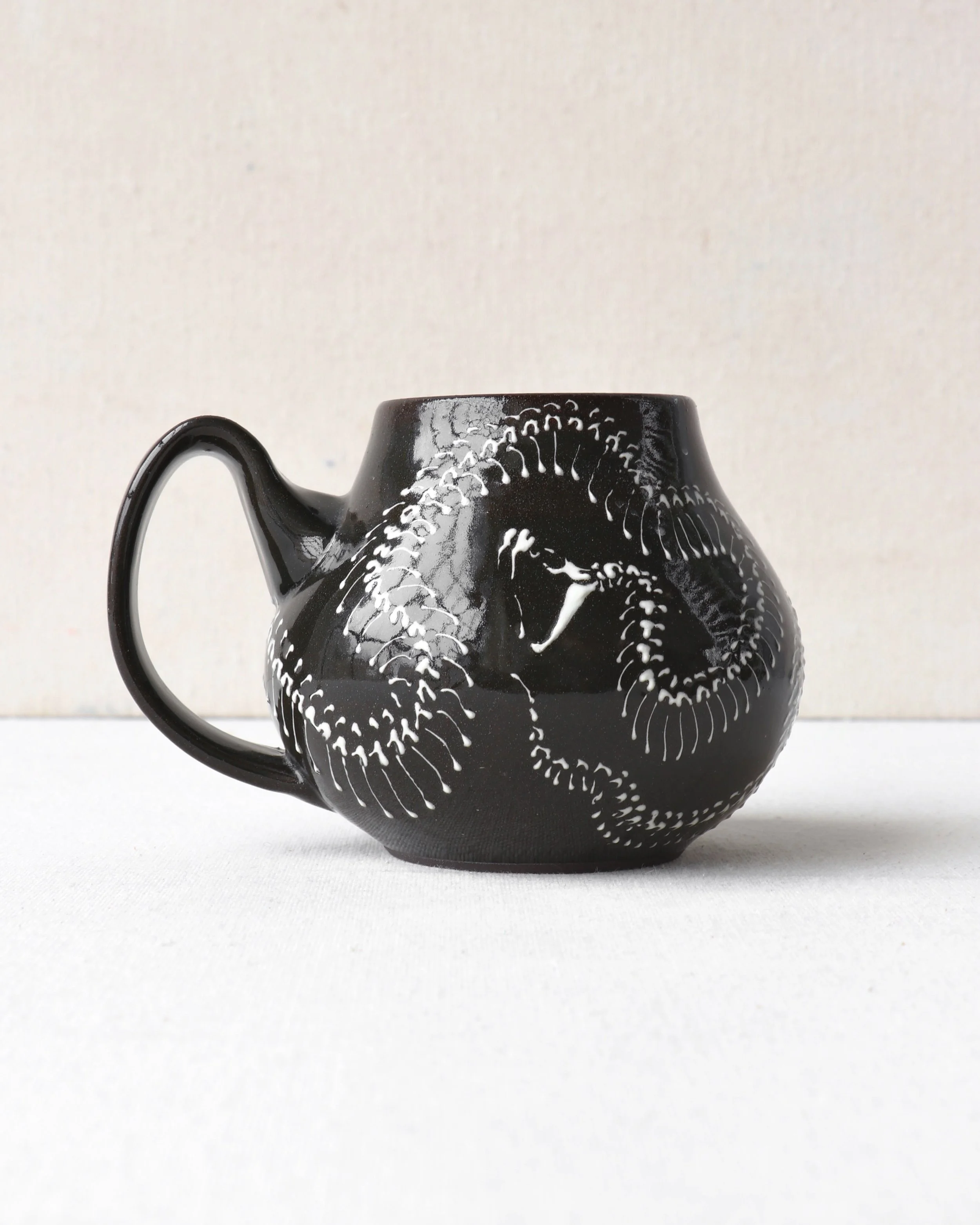 Snake Skeleton Belly Mug 4
