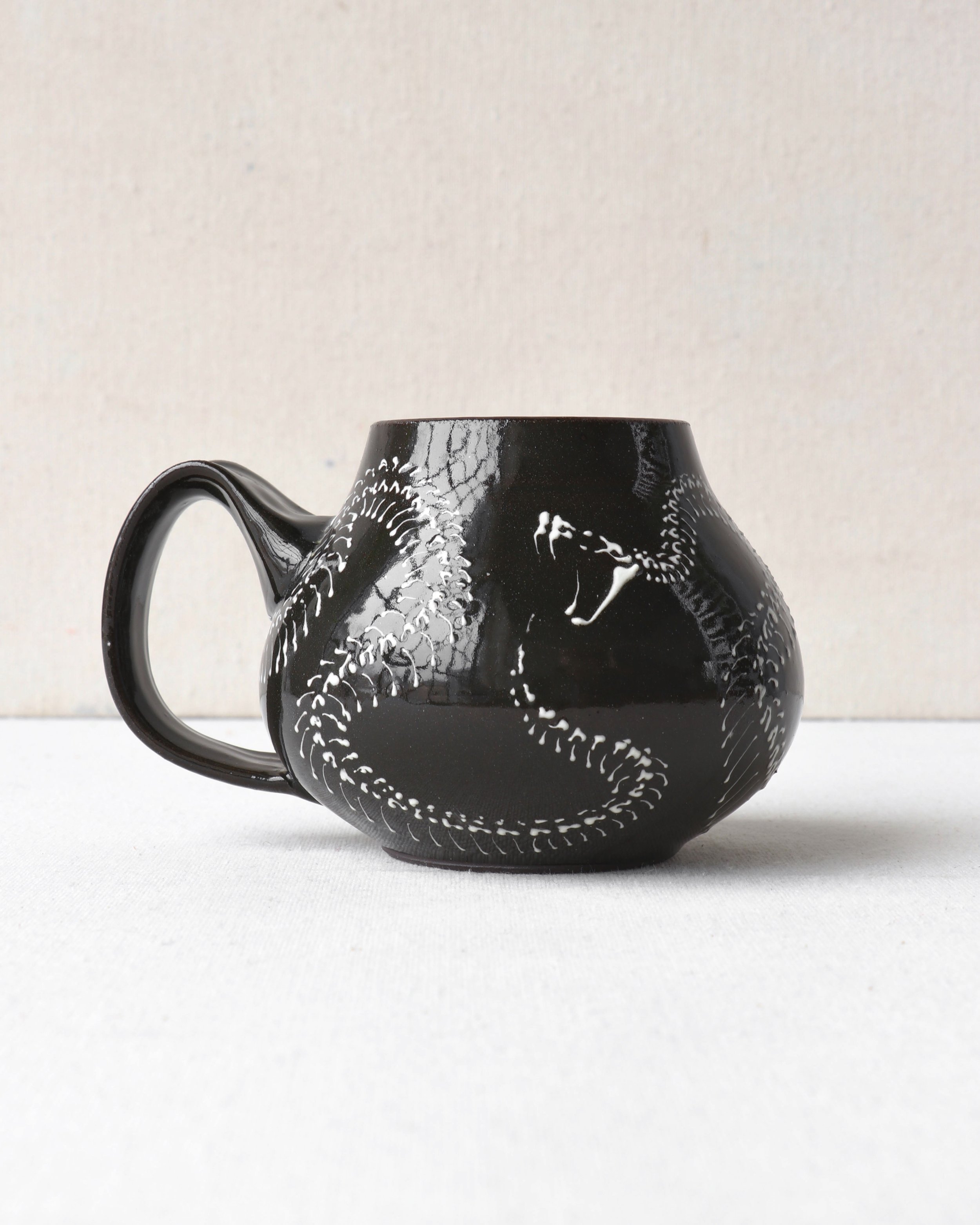 Snake Skeleton Belly Mug 3