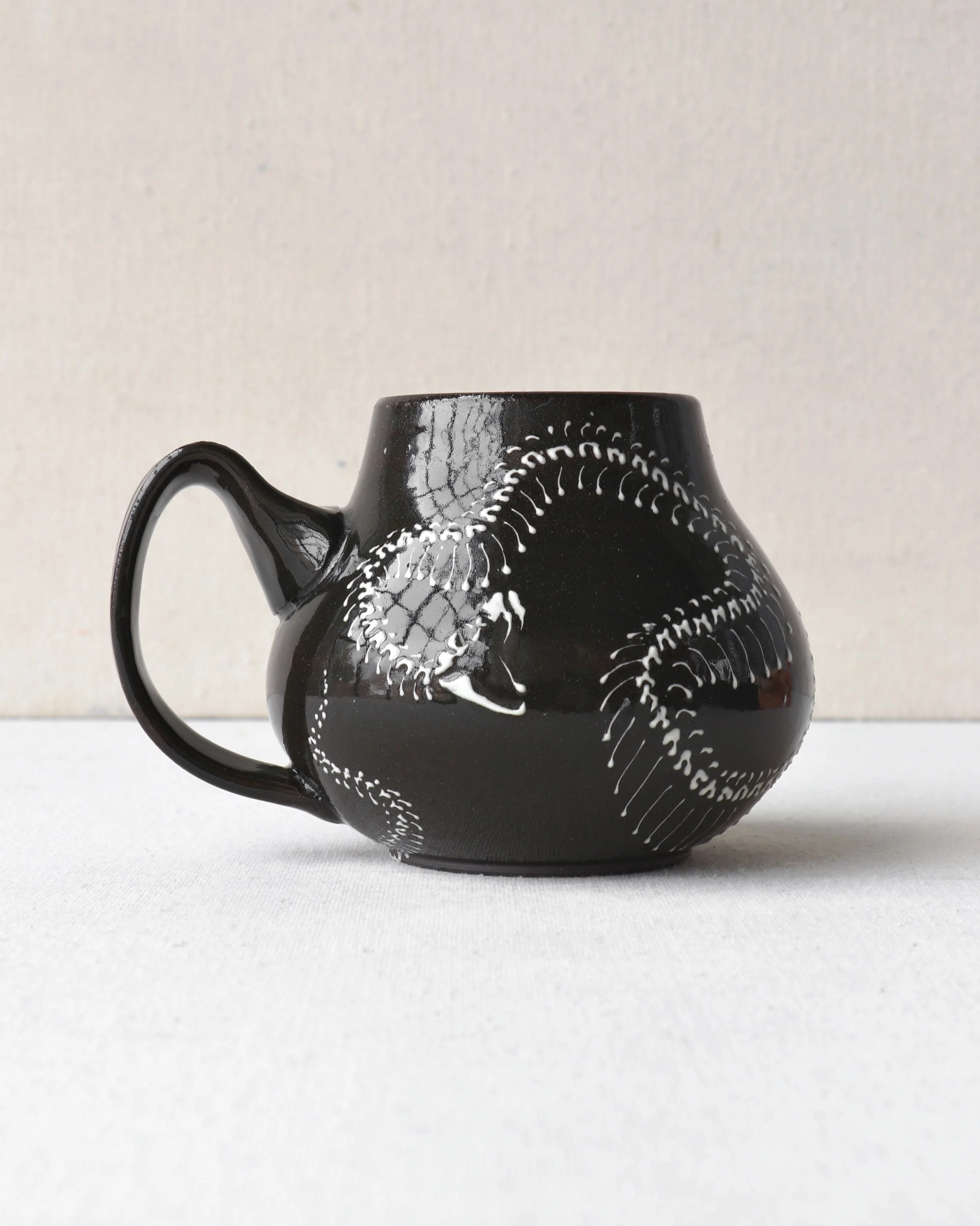 Snake Skeleton Belly Mug 5