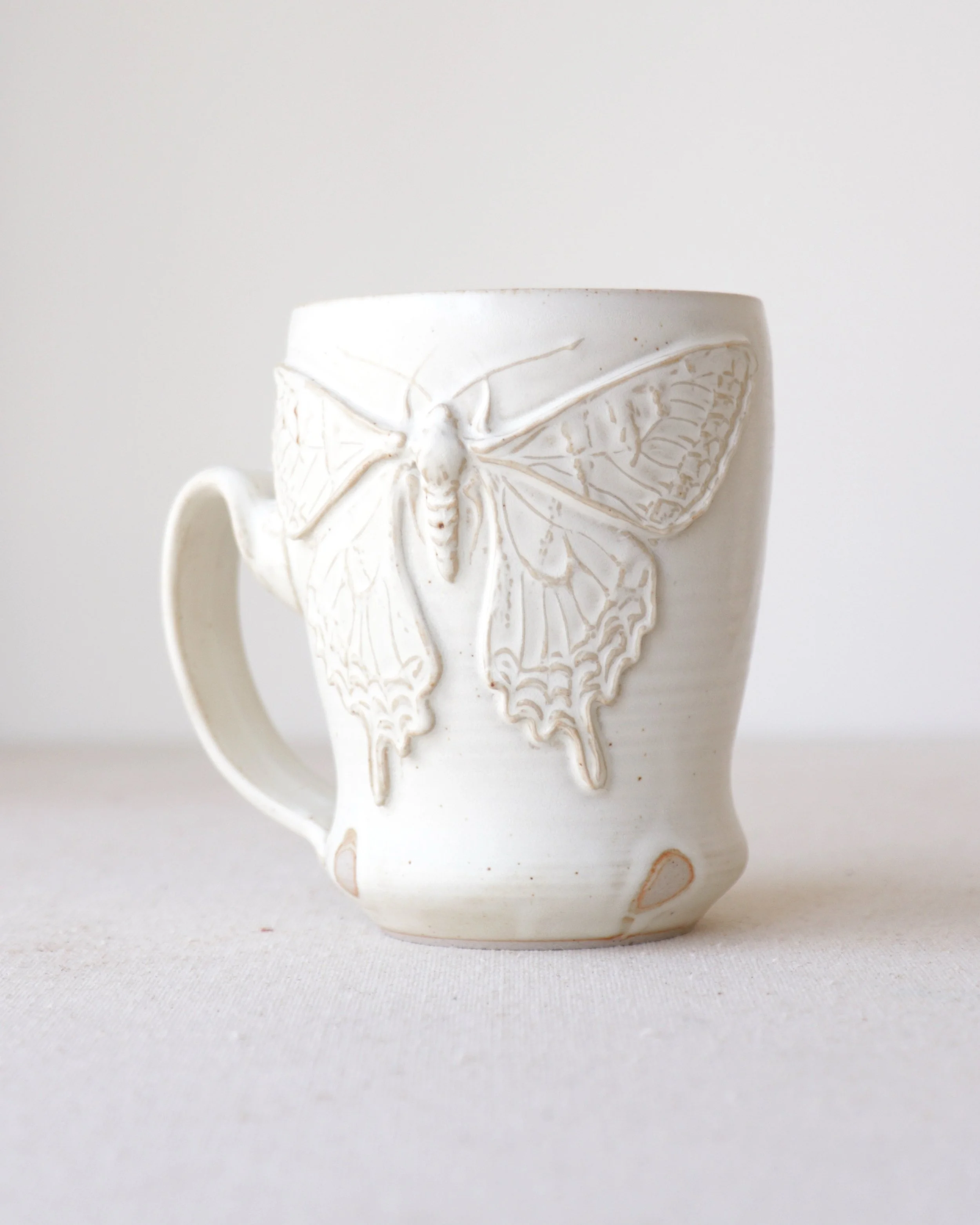 Satin White Tiger Swallowtail Mug
