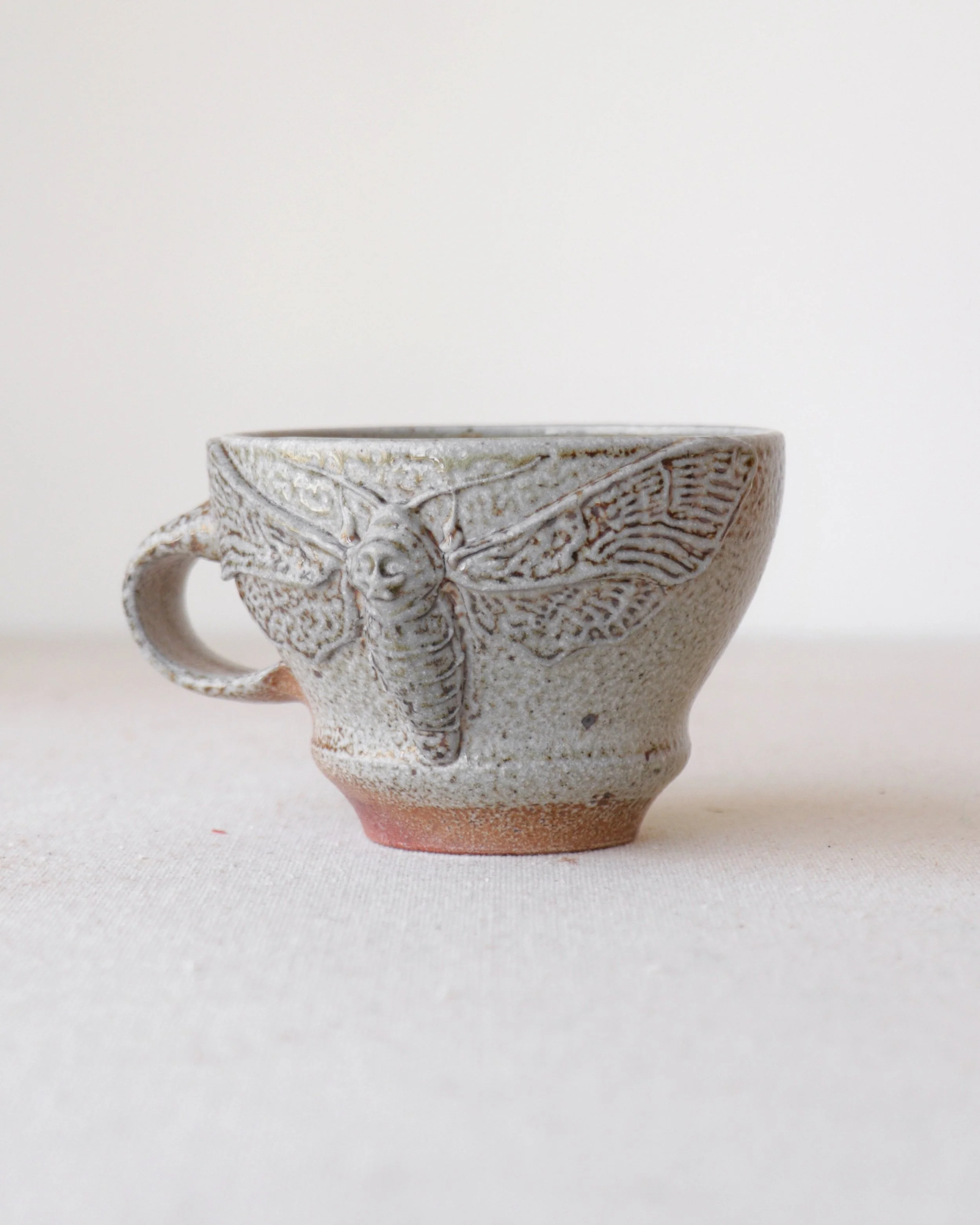 Salt Fire Death's Head Hawkmoth Teacup