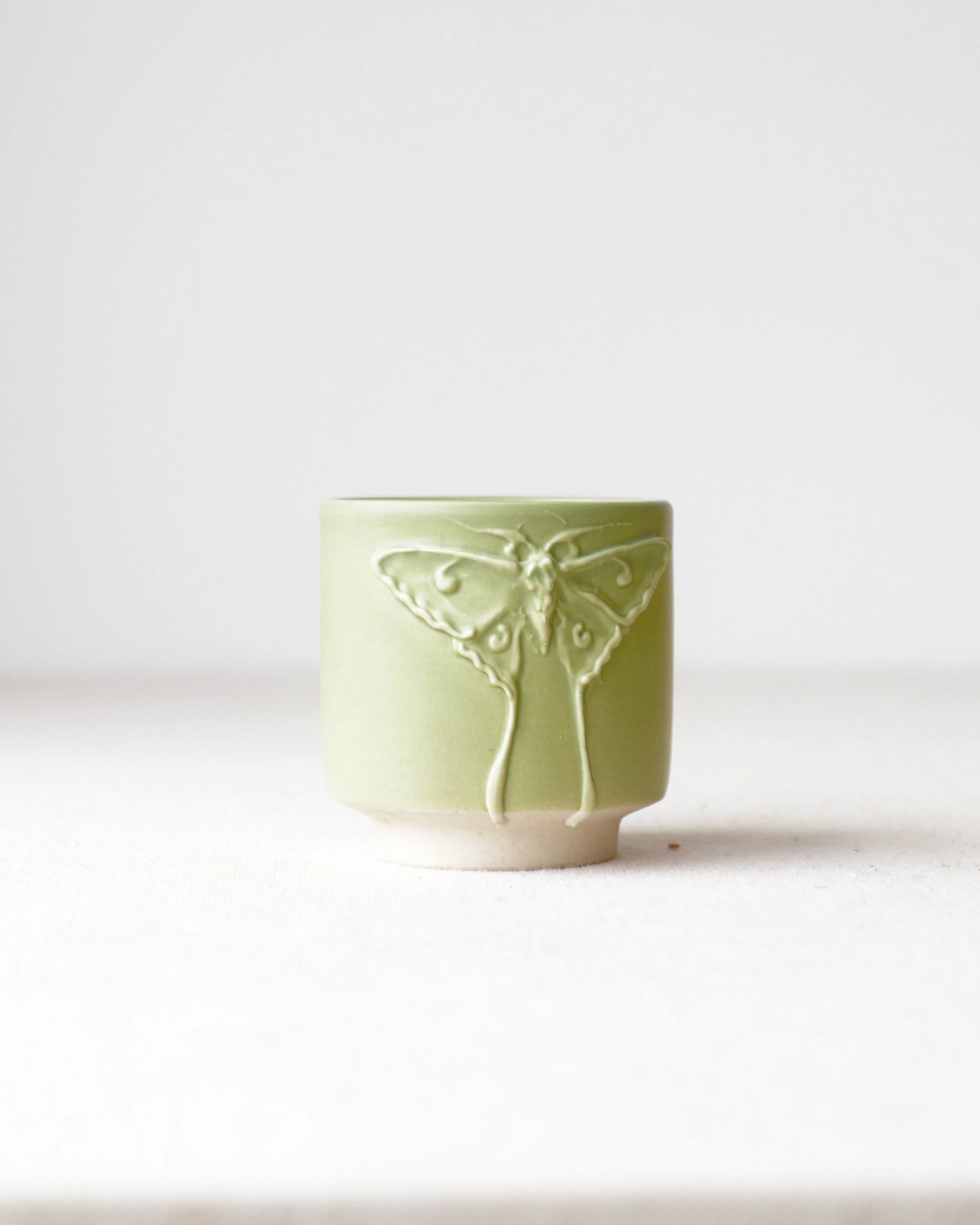 Small Sage Luna Moth Tea Cup