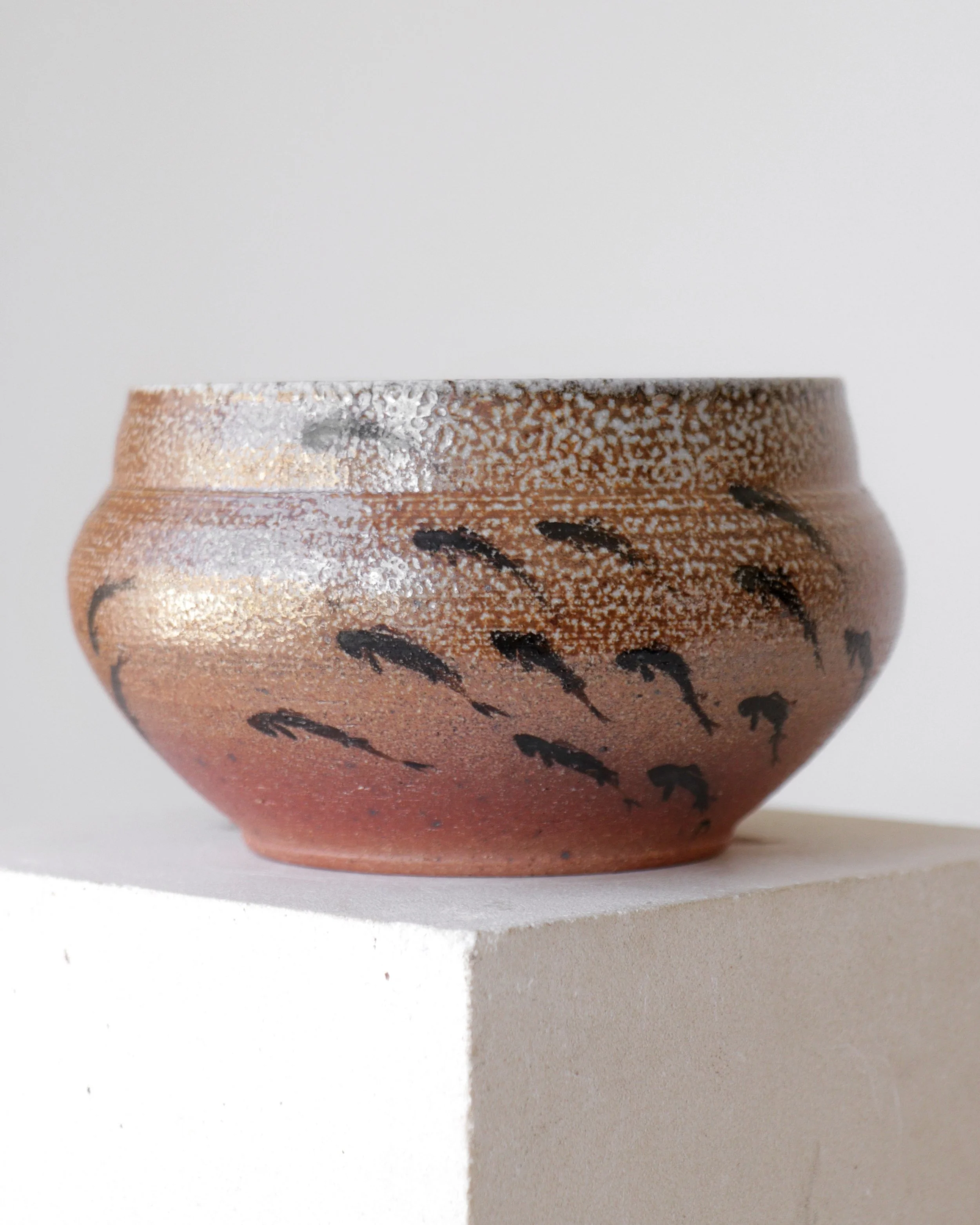 Salt Fire Herring School Tea Bowl 2