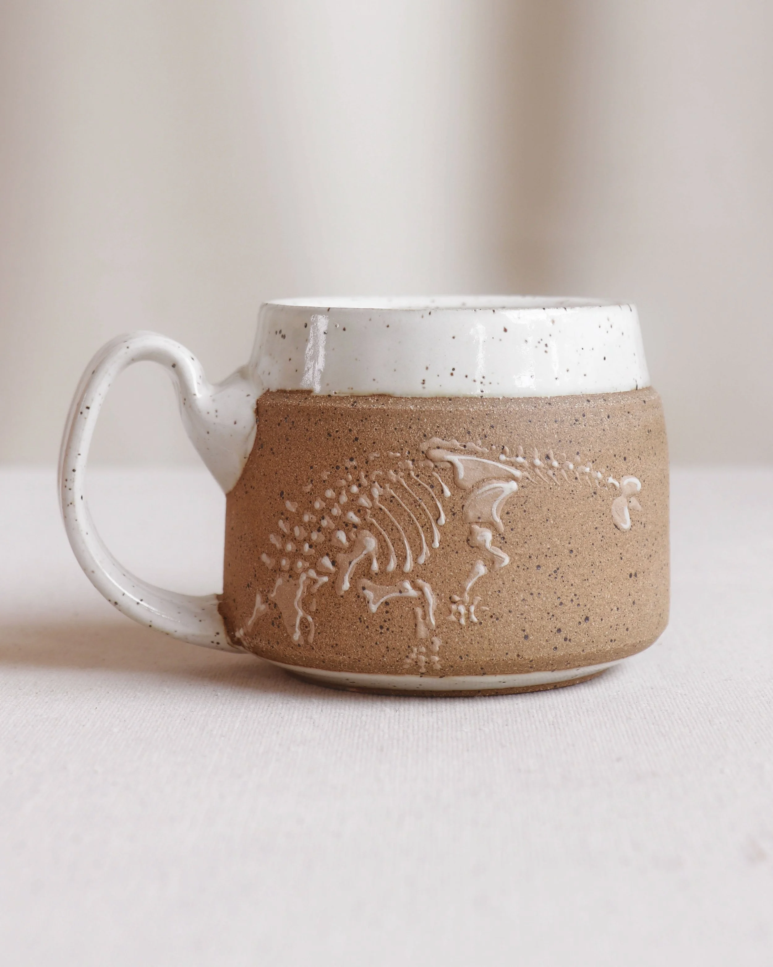 Ankylosaur Latte Mug