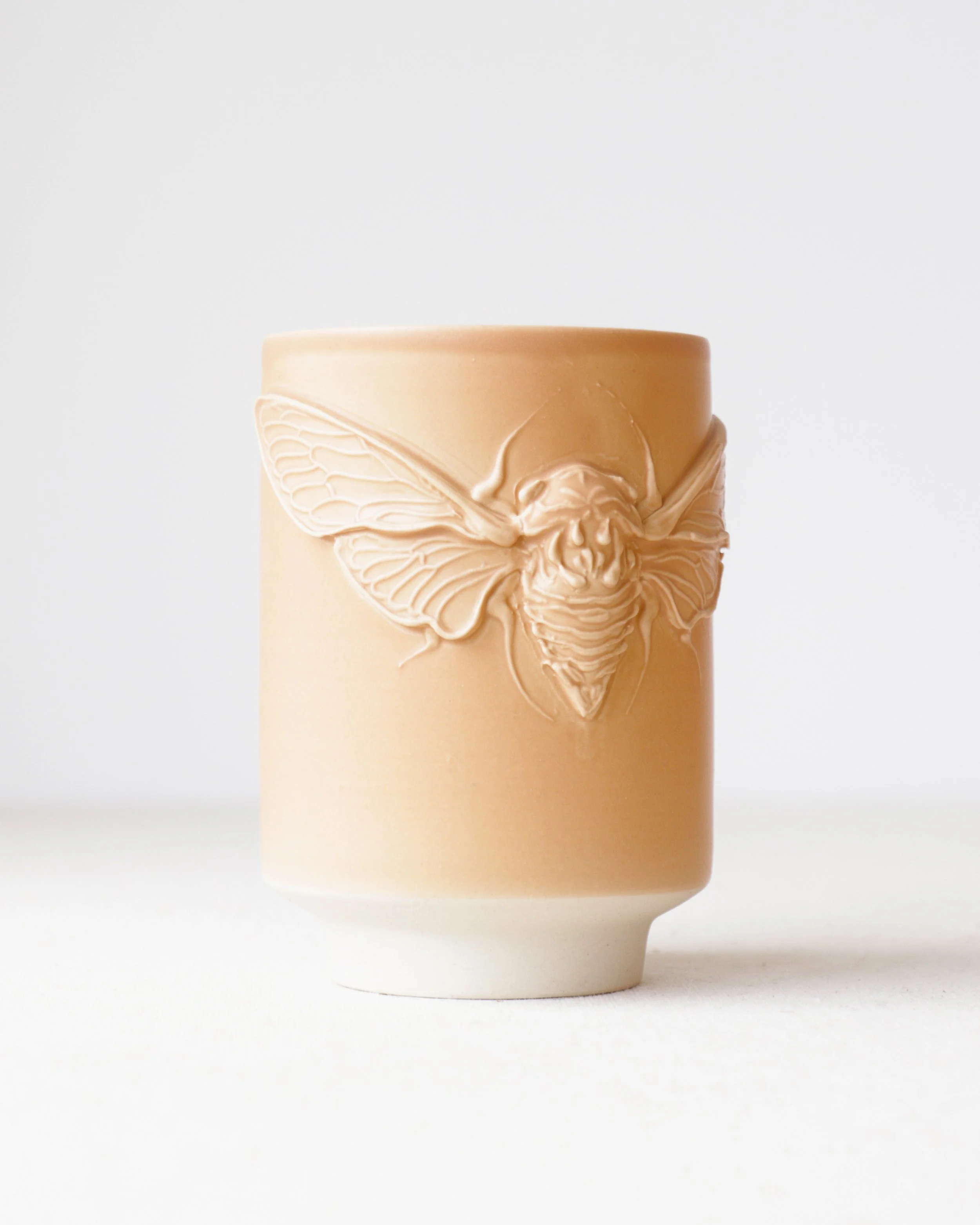 Tall Honey Cicada Tumbler