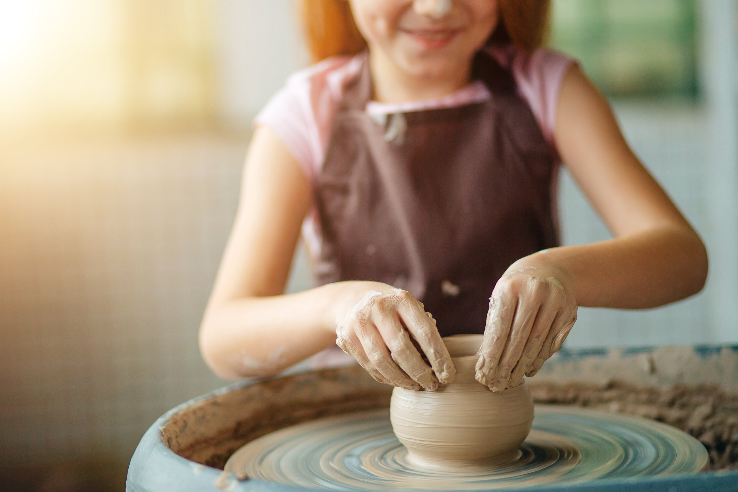 Kids Summer Wet Clay-Wheel Camp