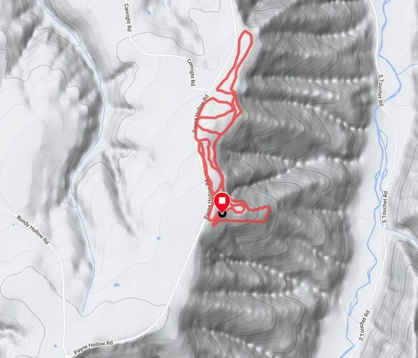 Red Trail Loop — Jasper Mountain Reserve
