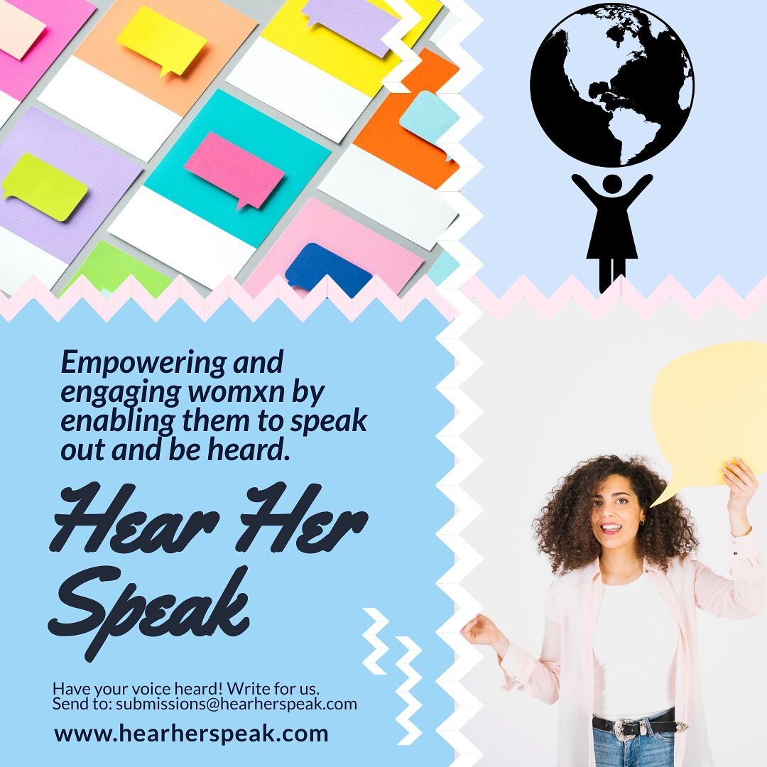 🌟 Share! Share! Share! 🌟

HEAR HER SPEAK!

Thank you to every wonderful womxn who supports us in our mission to engage and empower womxn by enabling them to speak out and be heard! 💬

And those who&rsquo;ve allowed us to support your voice... We h