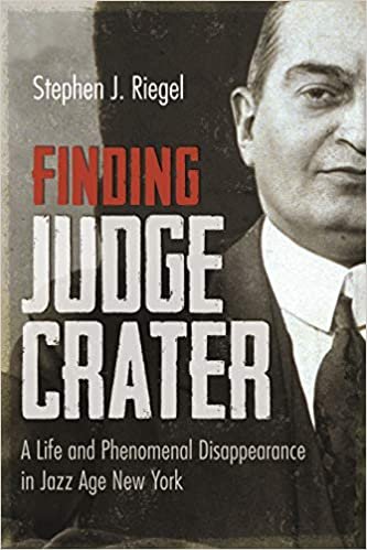 "Finding Judge Crater" by Stephen J. Riegel (WSJ)