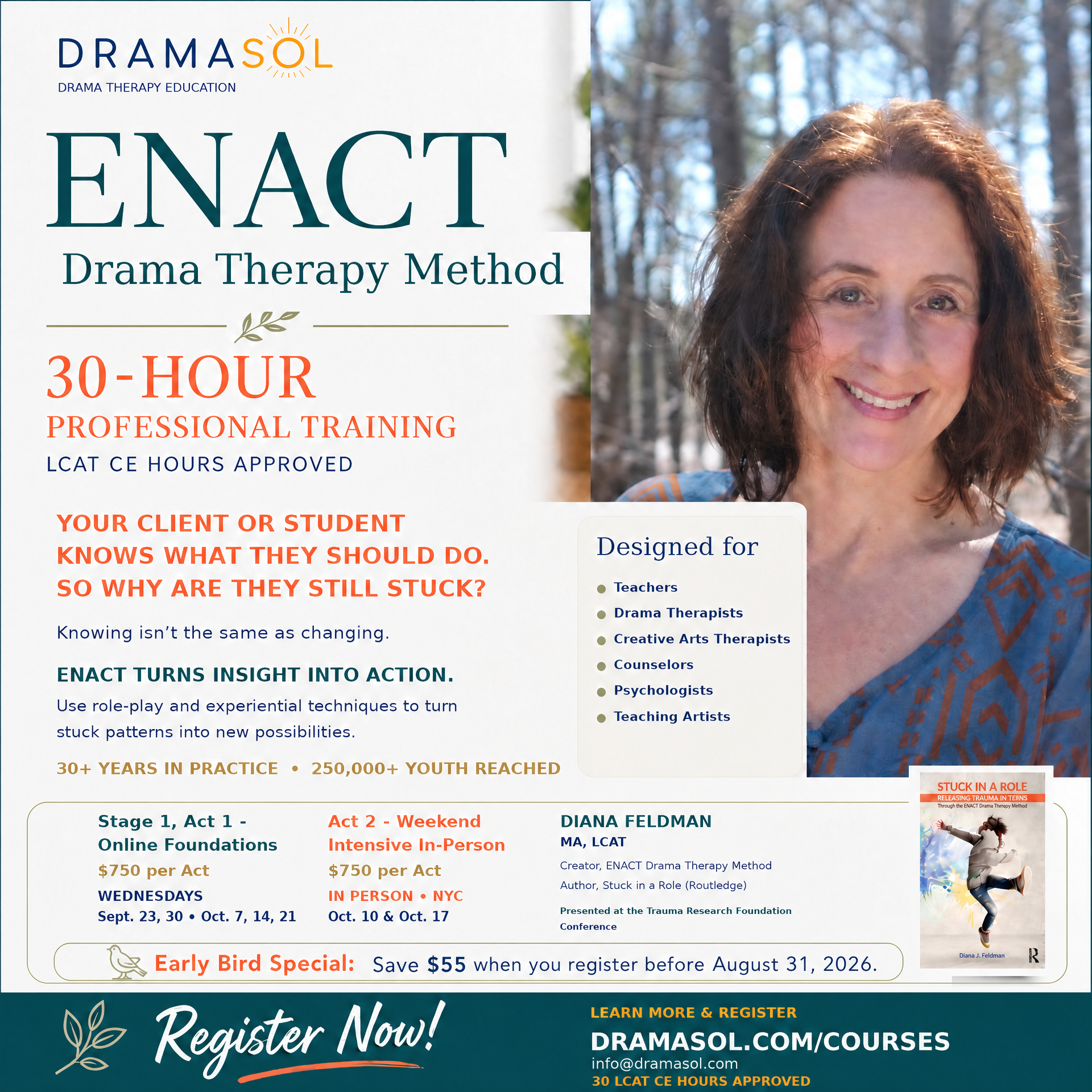 ENACT DRAMA THERAPY METHOD INTENSIVE