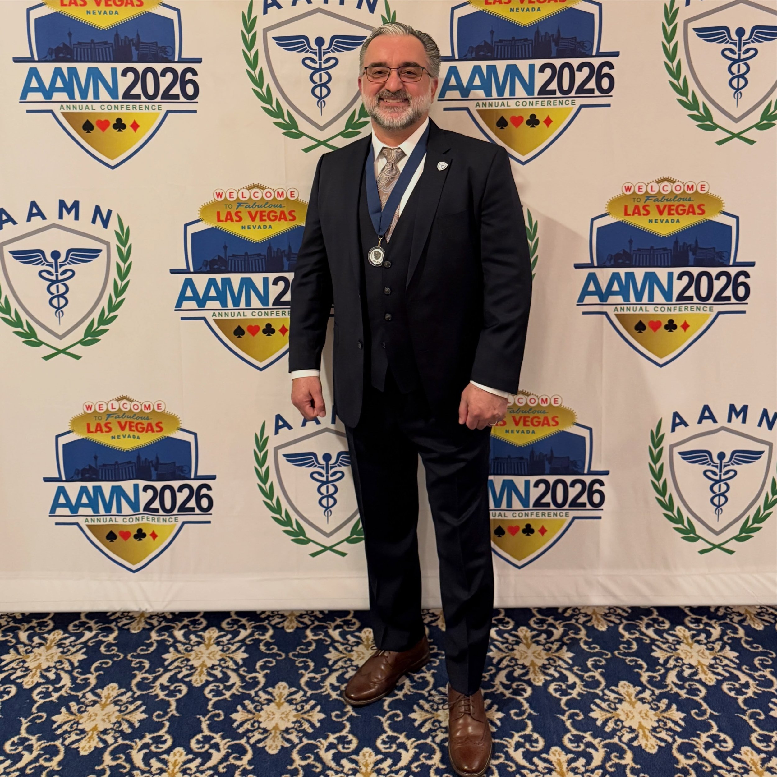Honored to join and celebrate with my incredible colleagues from across the U.S. during the inaugural induction of Fellows of the American Association for Men in Nursing (AAMN). Congratulations to all the Fellows!