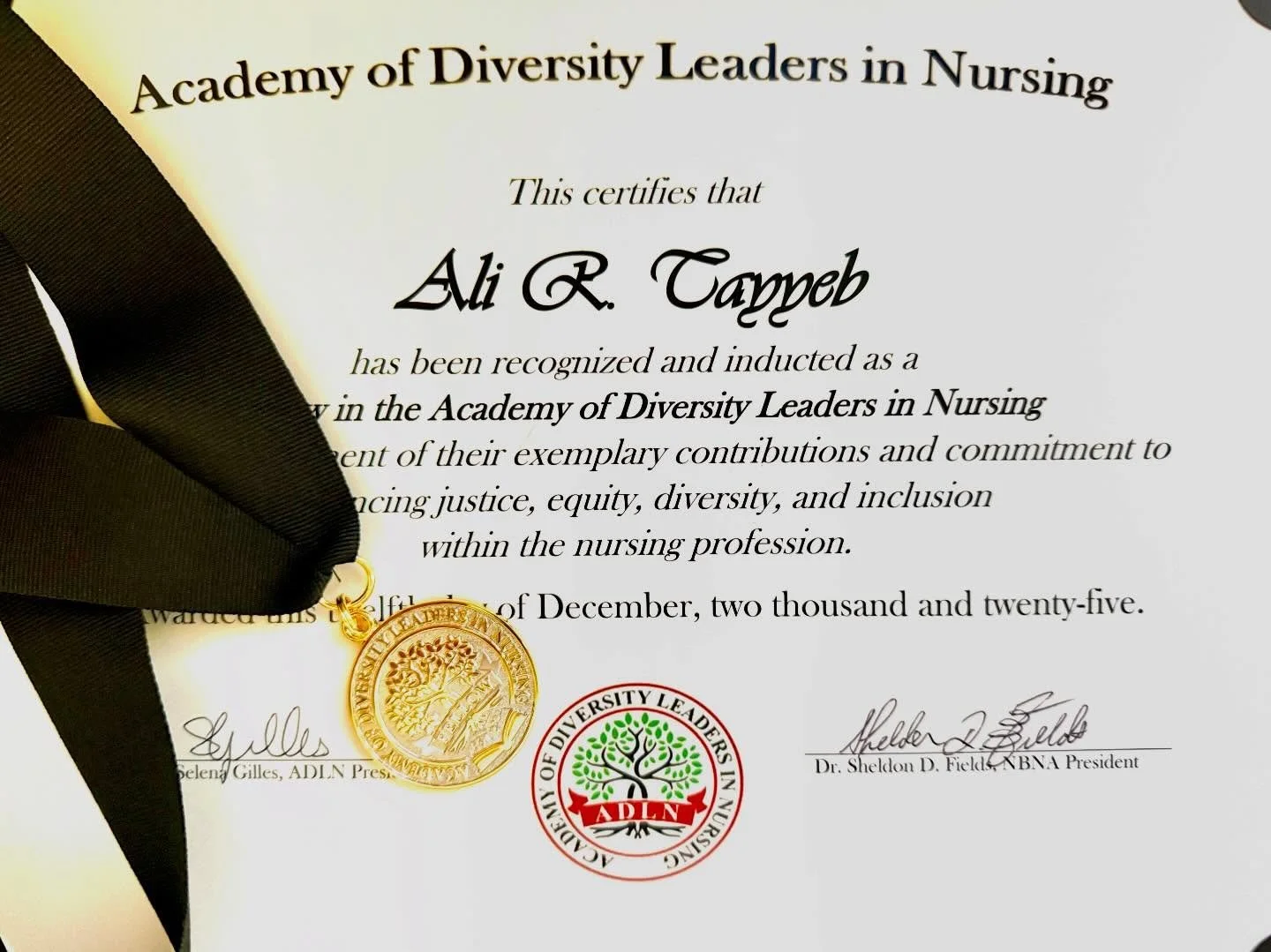 Fellow of the Academy of Diversity Leaders in Nursing
12/12/2025
A great way to close out 2025 with incredible colleagues&hellip; couldn&rsquo;t have gotten to this point in my career with out some incredible@nursing colleagues and mentors and my inc