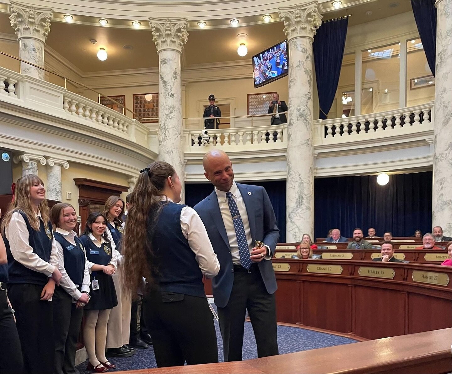 Yesterday, I was pleased to accept the prestigious House Page Award for &ldquo;Best Hair.&rdquo;

Our pages help keep the show rolling down at the Statehouse, and I&rsquo;m so grateful for all that they hair-do.