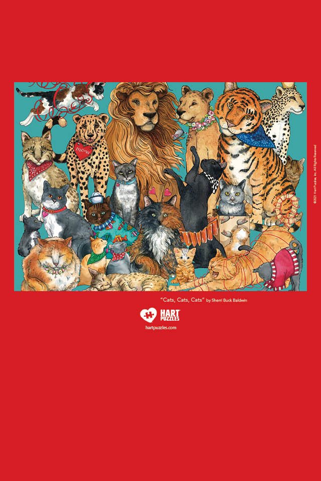 HP002 AP ss - Cats, Cats, Cats by Sherri Buck Baldwin FREE Screen Saver for Android Phone