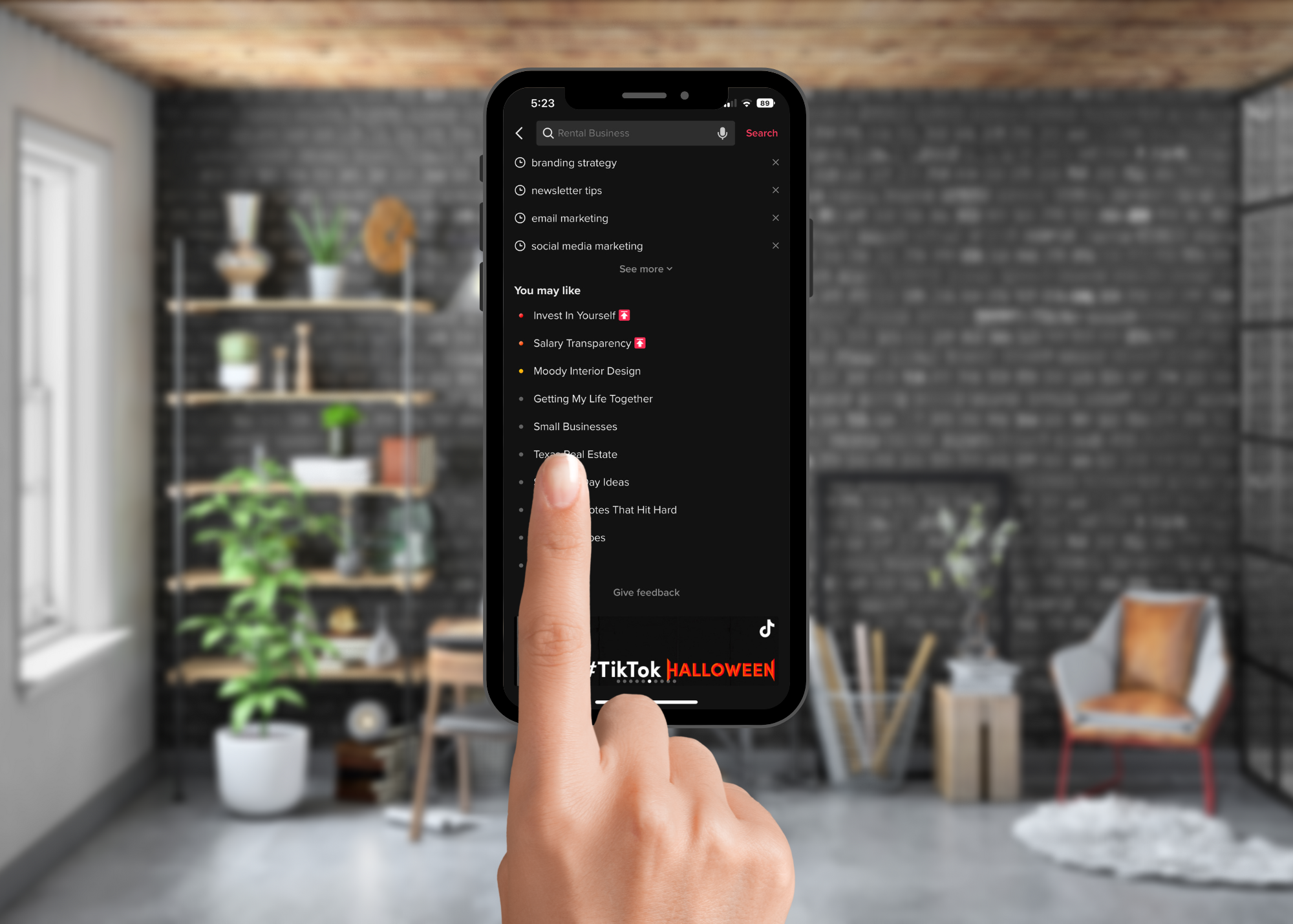 social media app TikTok search engine for small business digital marketing strategy