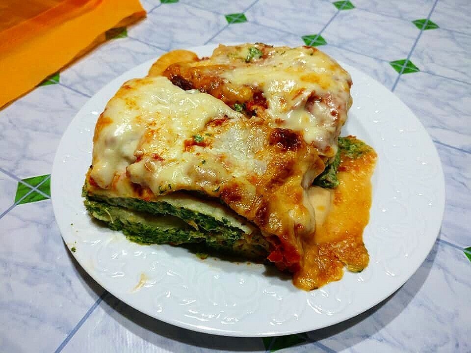 SPINACH AND RICOTTA CREPE  CANNELLONI BY SHARLENE BALZAN