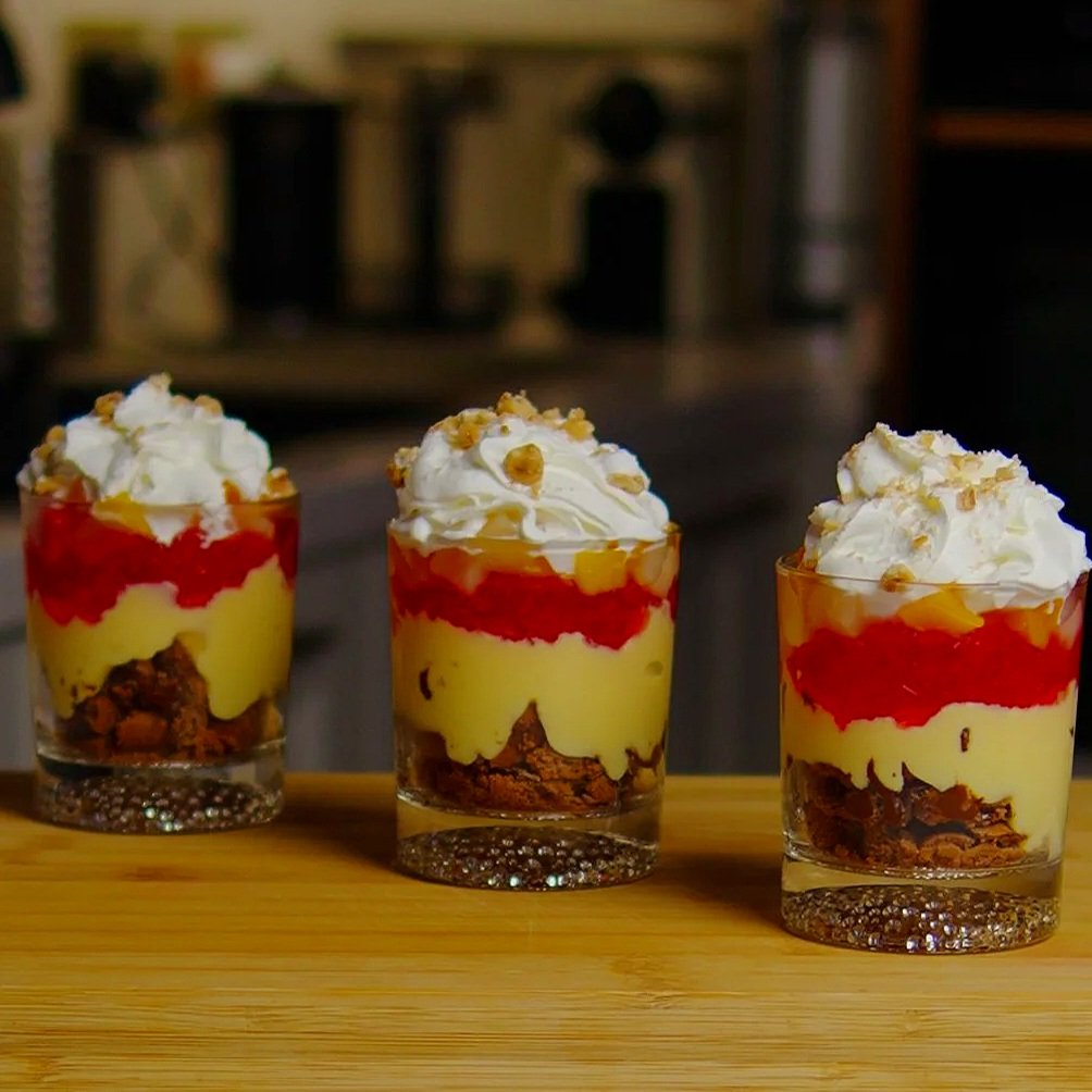 Custard Fruit Cups