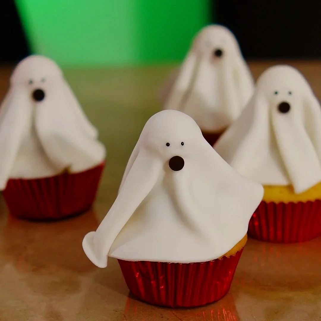Ghostly Cupcakes