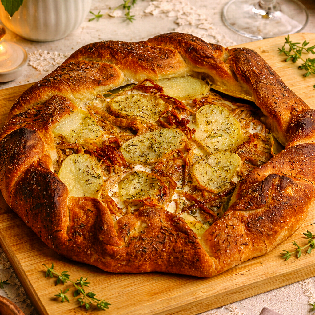 Fresh Ġbejna &amp; Pulled Pork Ftira