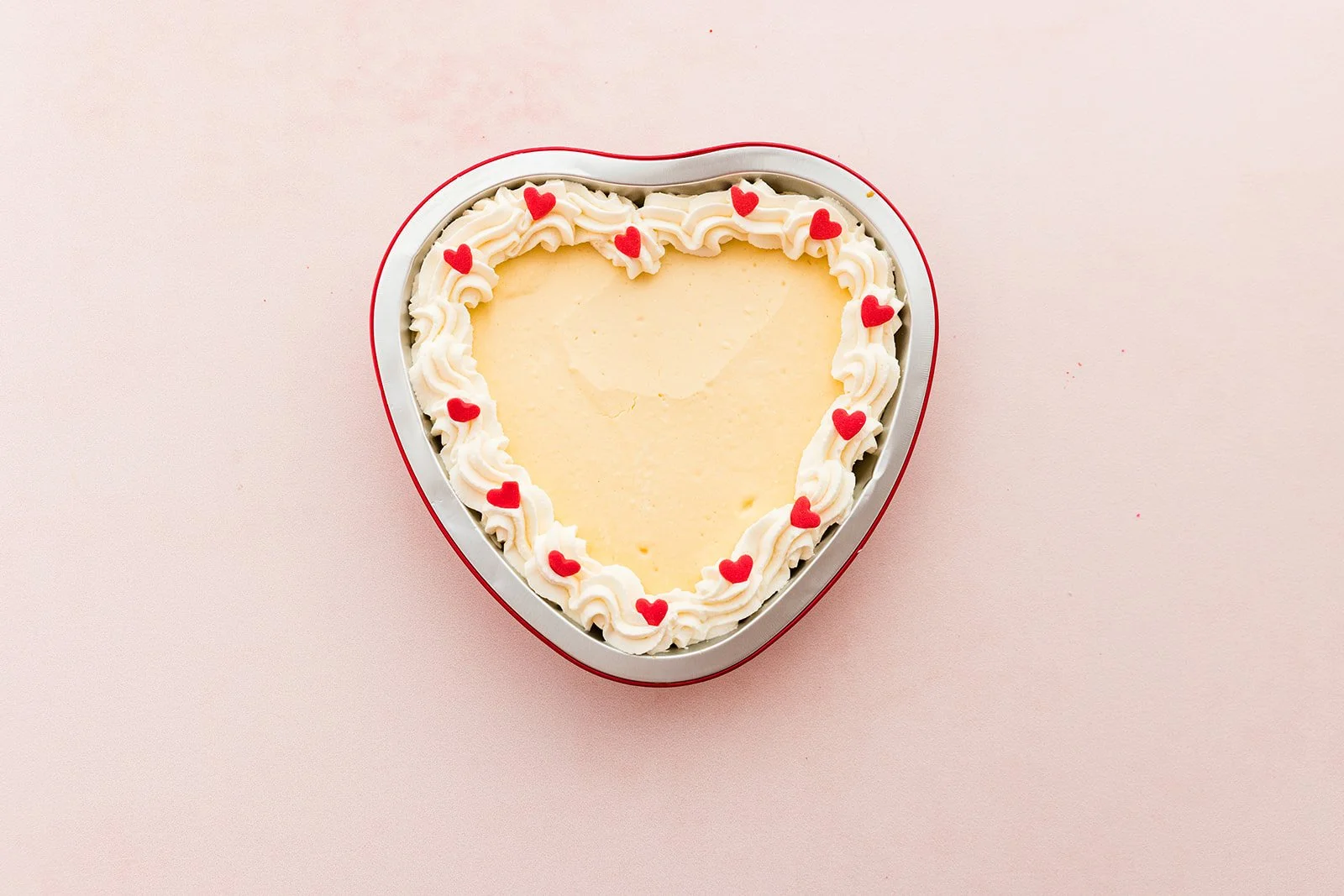 Heart Shaped Cheesecake