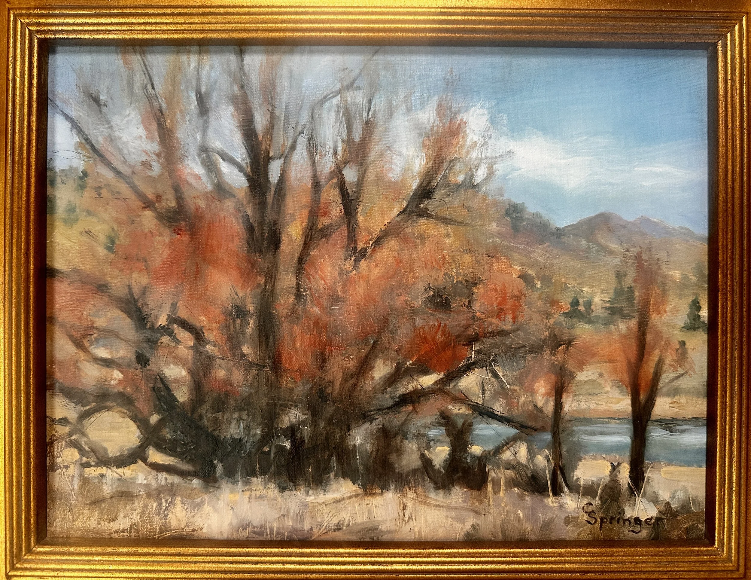  Wonderland Lake 
$750 
9 x 12 inches 
Oil on Linen Panel, Plein Air