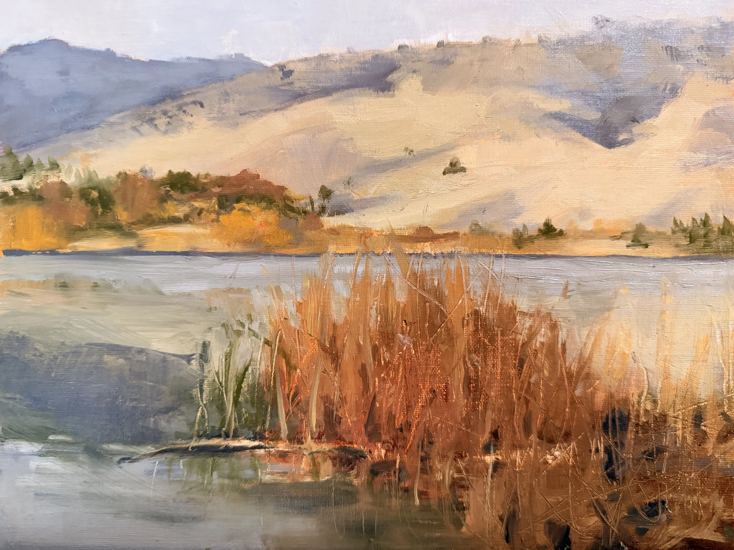  Wonderland Lake View West 
$575 
8 x 10 inches 
Oil on Linen Panel, Plein Air