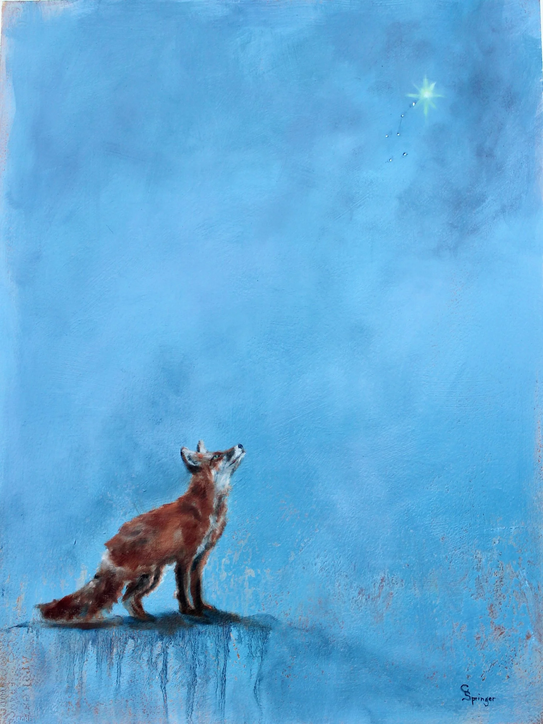   North Star   
30 x 22.5 inches  
Oil on Arches Paper