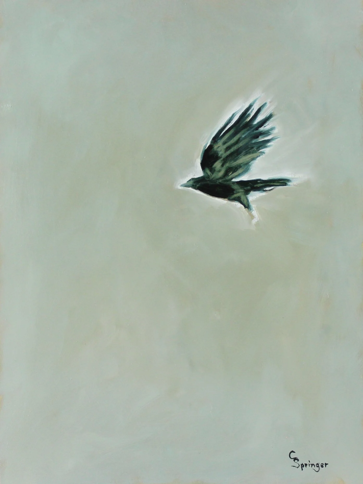  Messenger 
$650 
12 x 16 inches 
Oil on Ampersand Gessobord