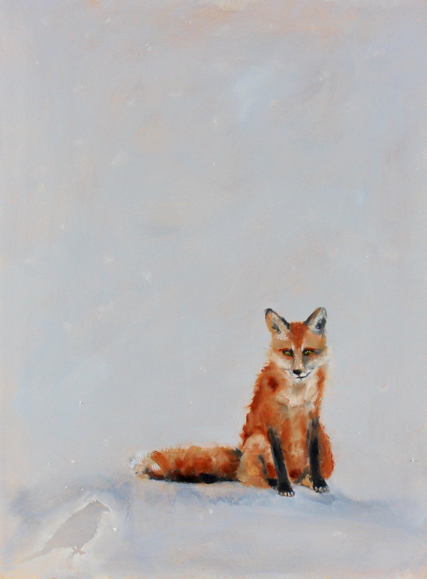   Psychopomp: Soul Guide III   
30 x 22.5 inches  
Oil on Paper