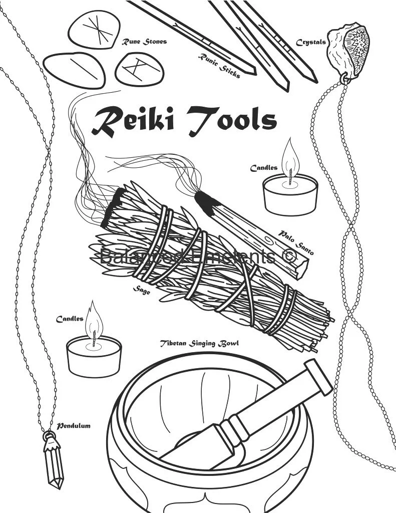 Understanding Reiki Basics a Coloring Book © 2022 Falina Stammer