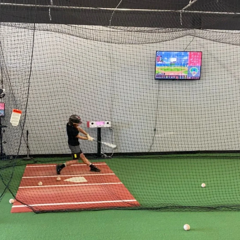 Bat Flip Baseball HitTrax Batting Cages