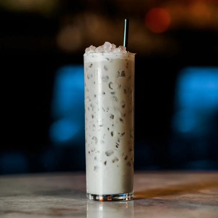 If you didn't know, it's Whiskey Wednesday. Meet the bourbon milk punch! This creamy cocktail is made with Vanilla, Nutmeg, Demerara, Cream, and Bourbon. Come by and try this, or many other whiskey drinks, today.