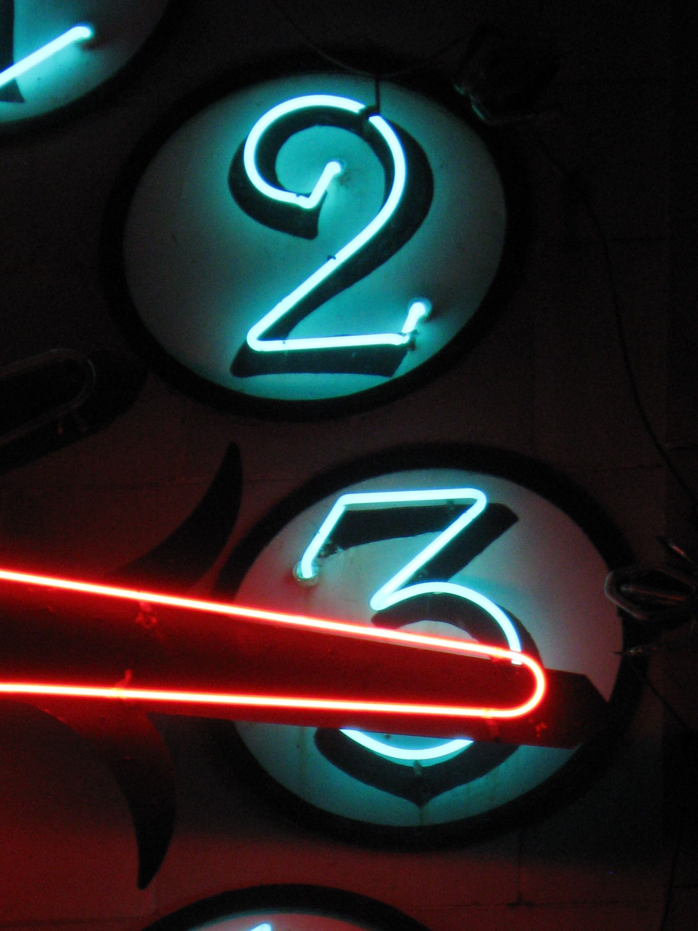 Oviatt Building Neon Clock, Downtown Los Angeles / photo: Anne Laskey