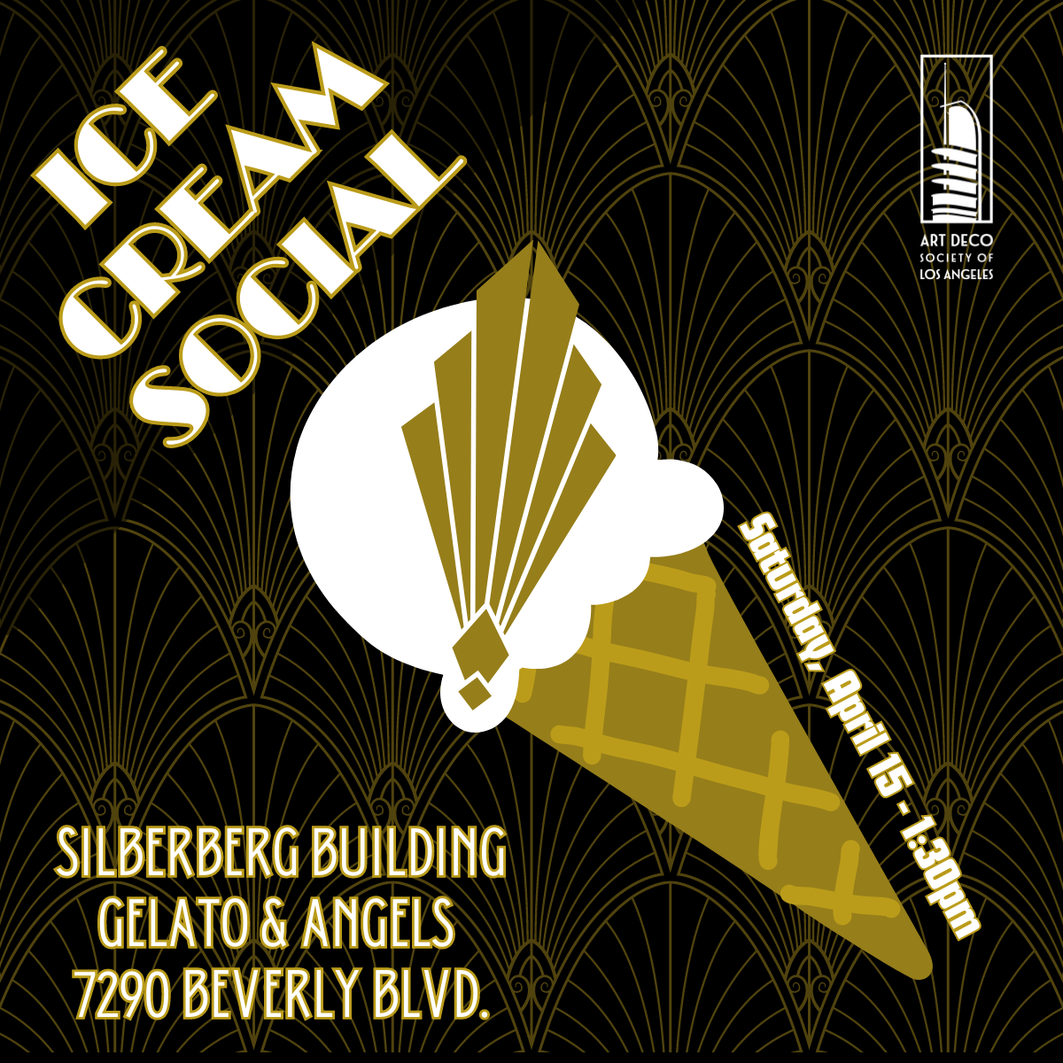 Ice Cream Social at the Art Deco Silberberg Building