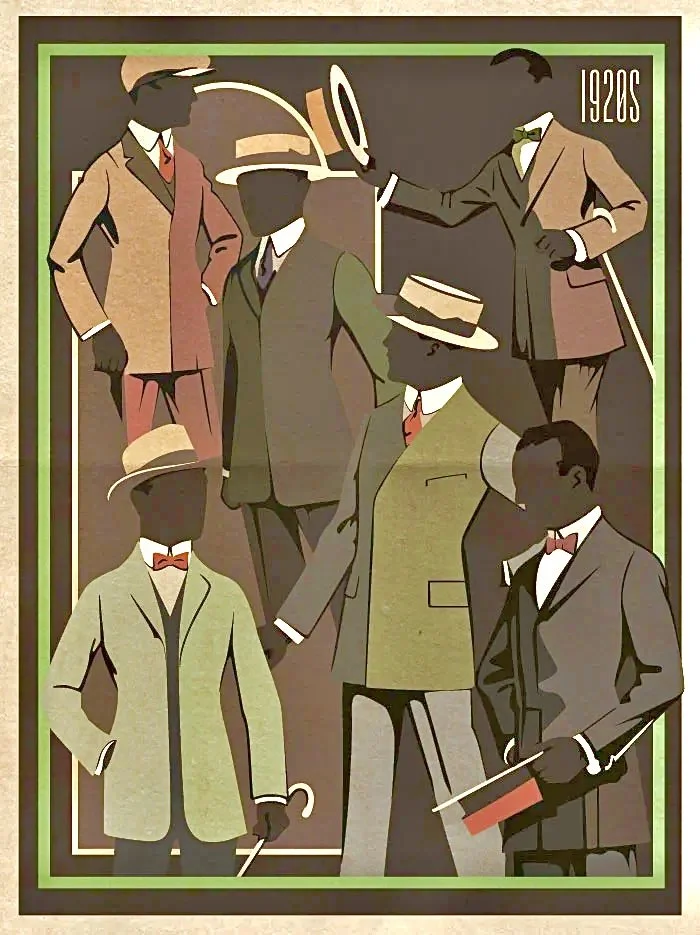 Vintage 20s Guys Fashion Roaring 20s 1920s Boys Clothes Roaring