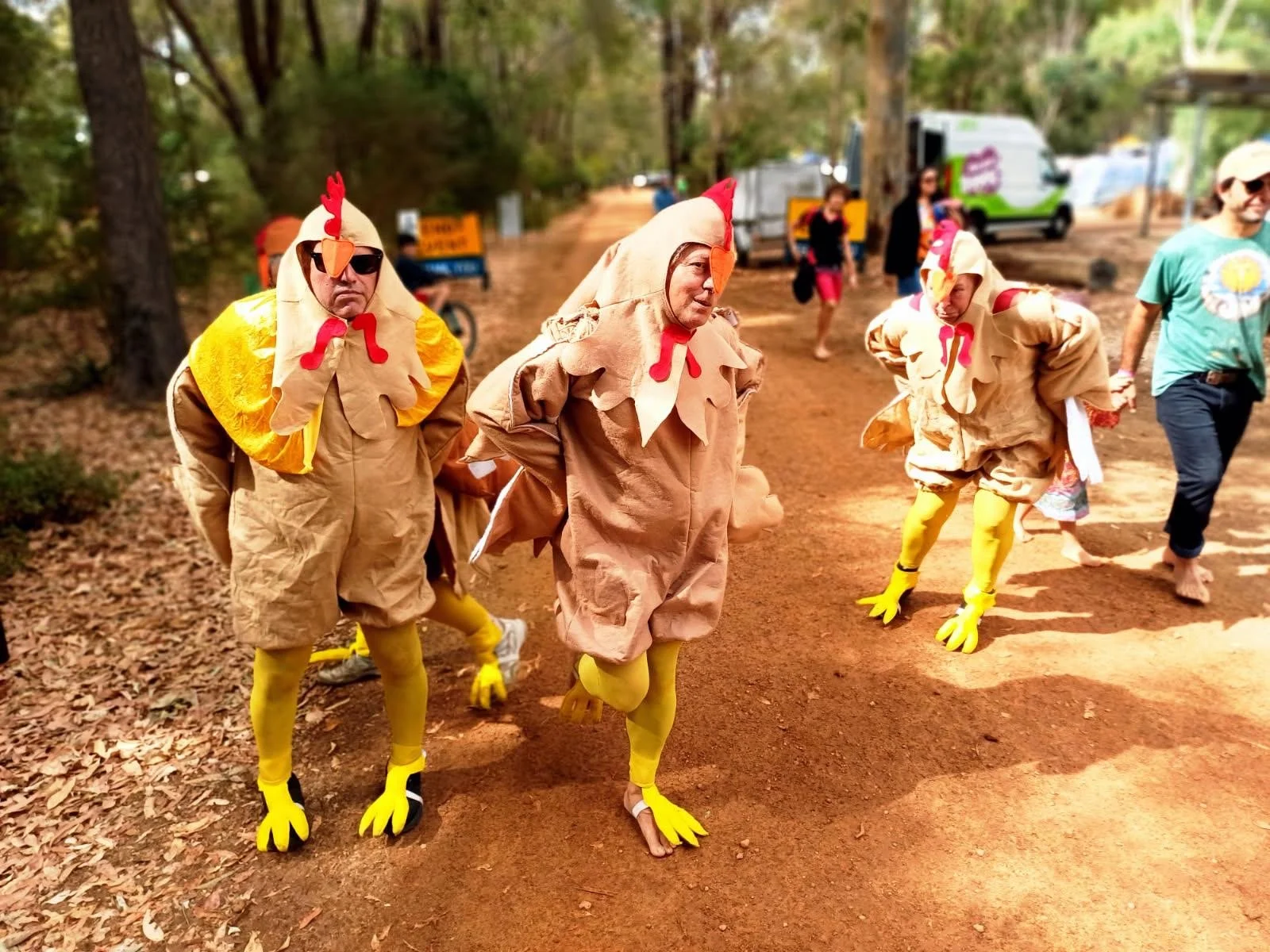 Chickens.  Here and Now Theatre Denmark WA.   Photography by Amber 
