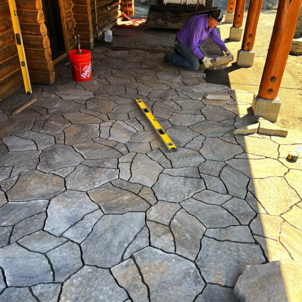 Mosaic Stone Patio