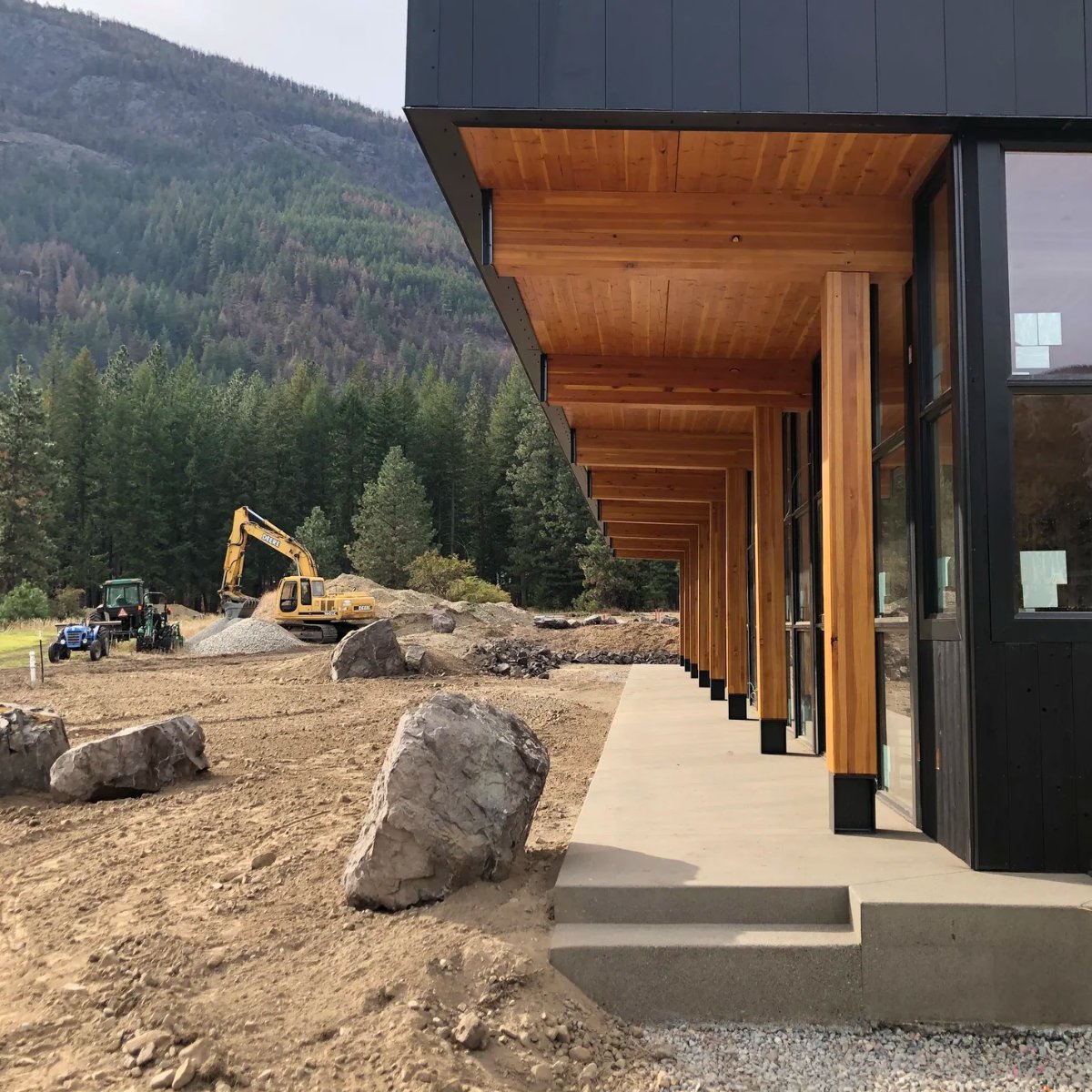 Placing Accent Boulders