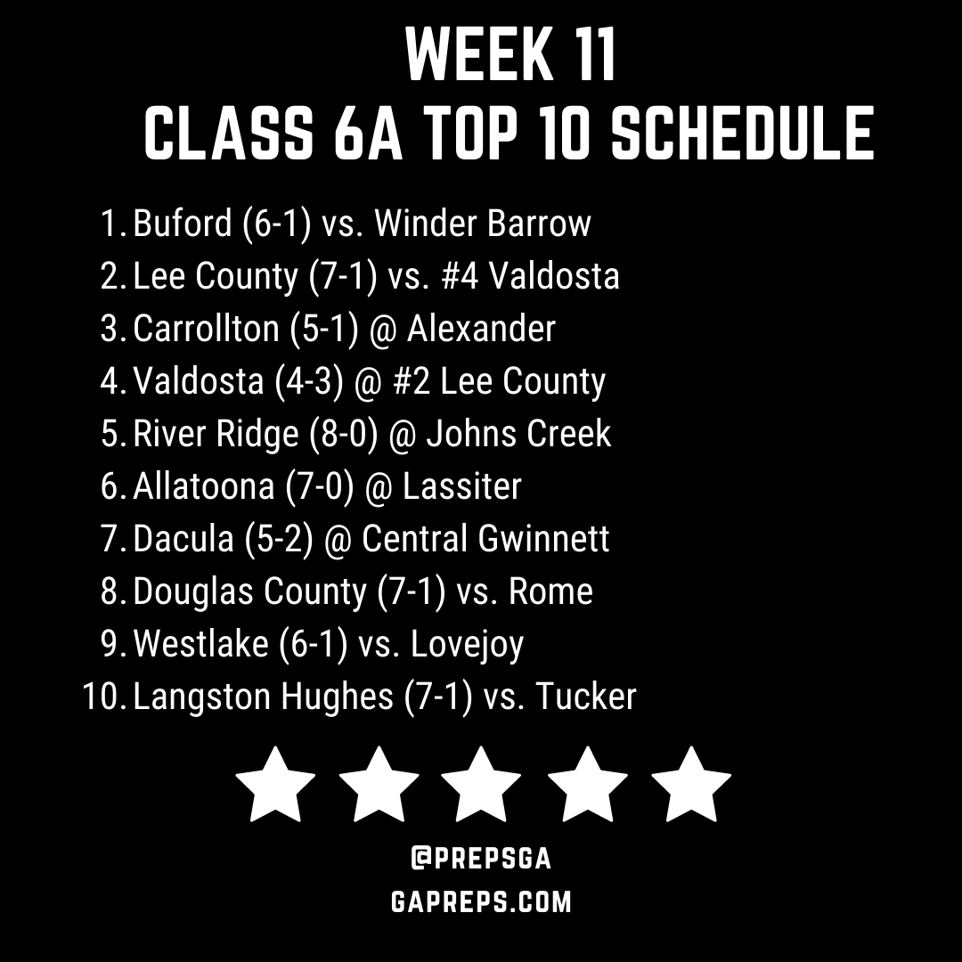 Schedule for Week 11 Class 6A Top 10.png