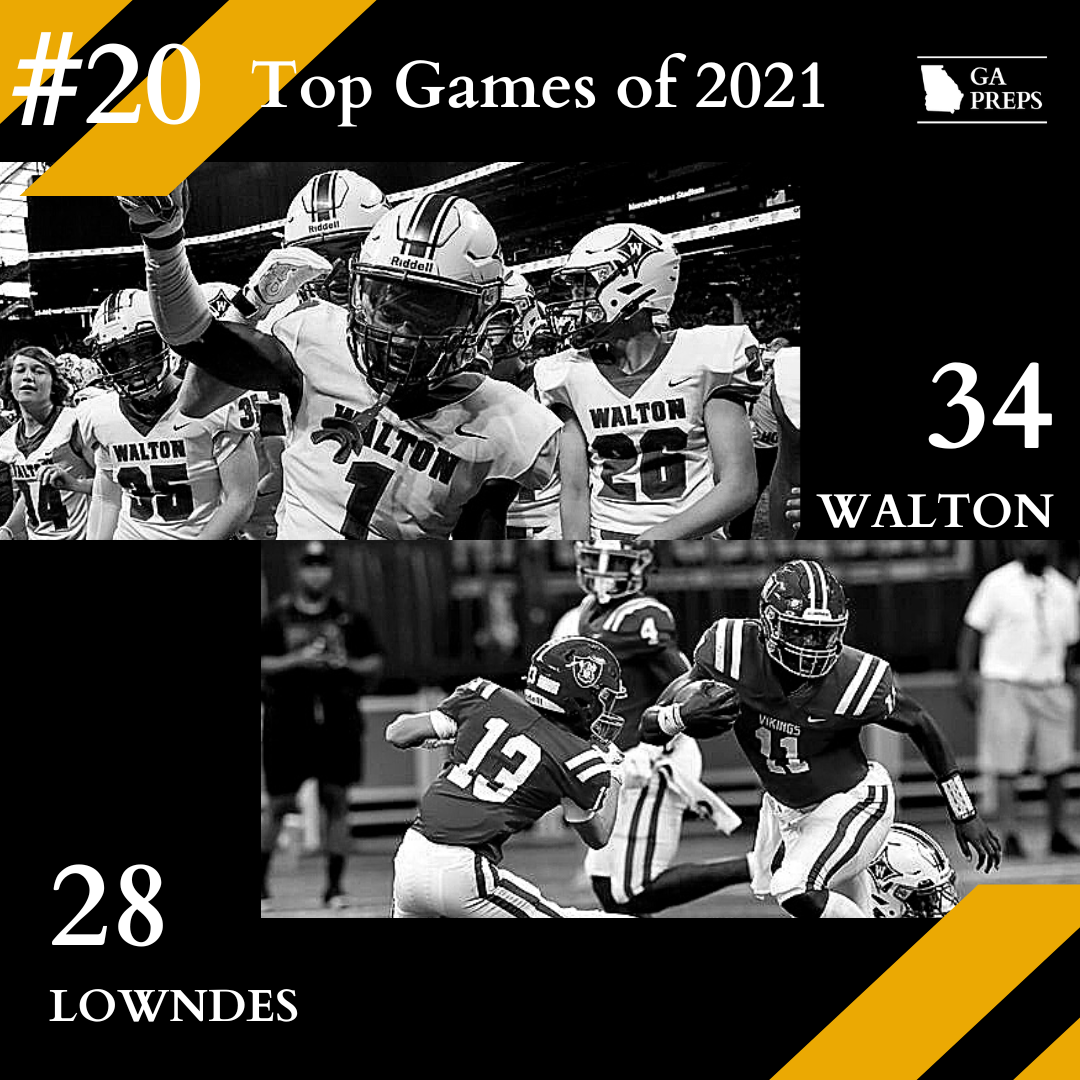 Top Games of the 2021 Season #20