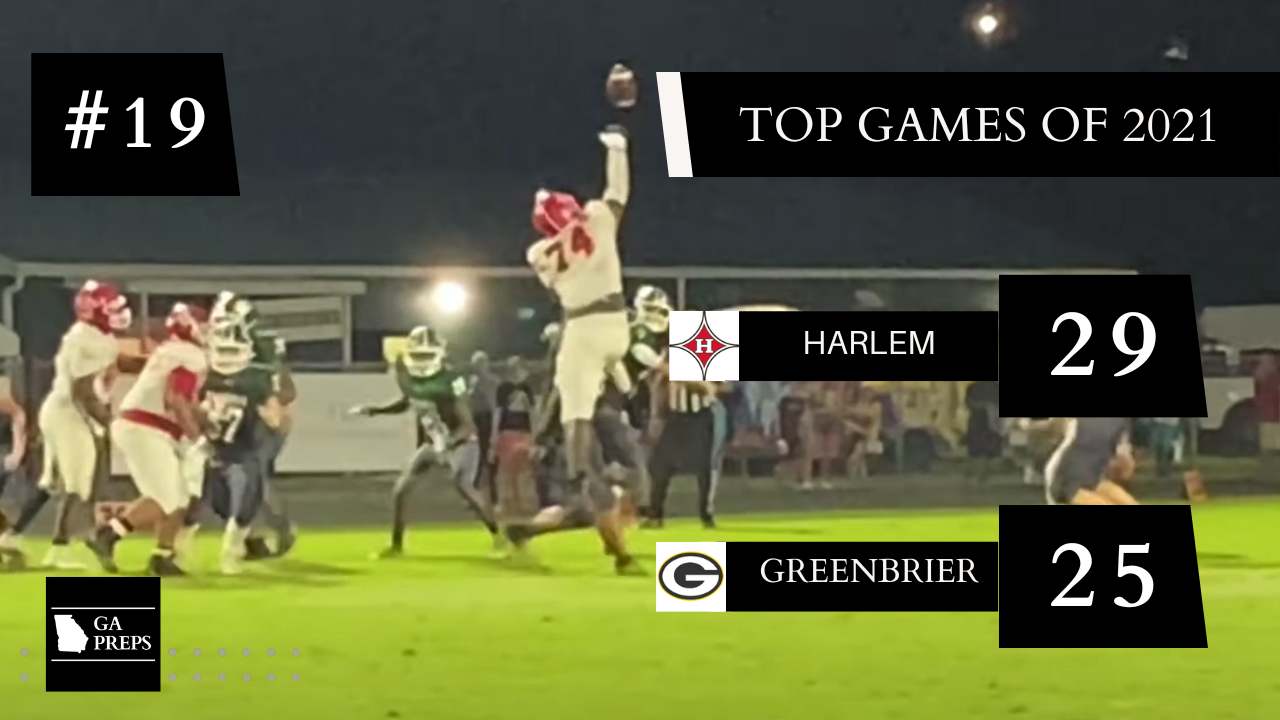 Top Games of the 2021 Season #19