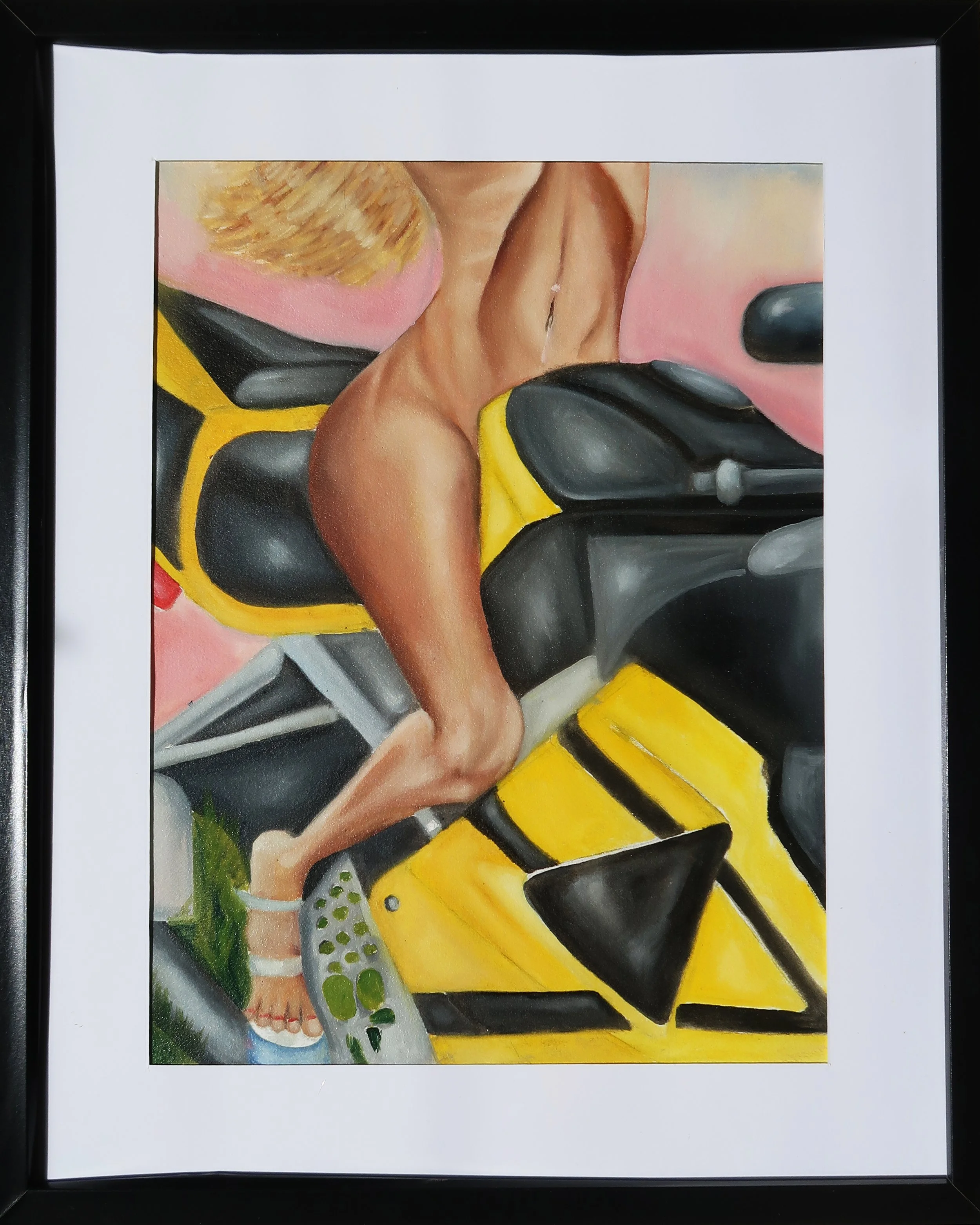 Ride or Die Original Painting in Frame