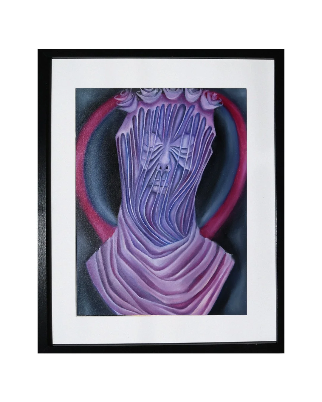 Shadow Aphrodite Original Painting in Frame
