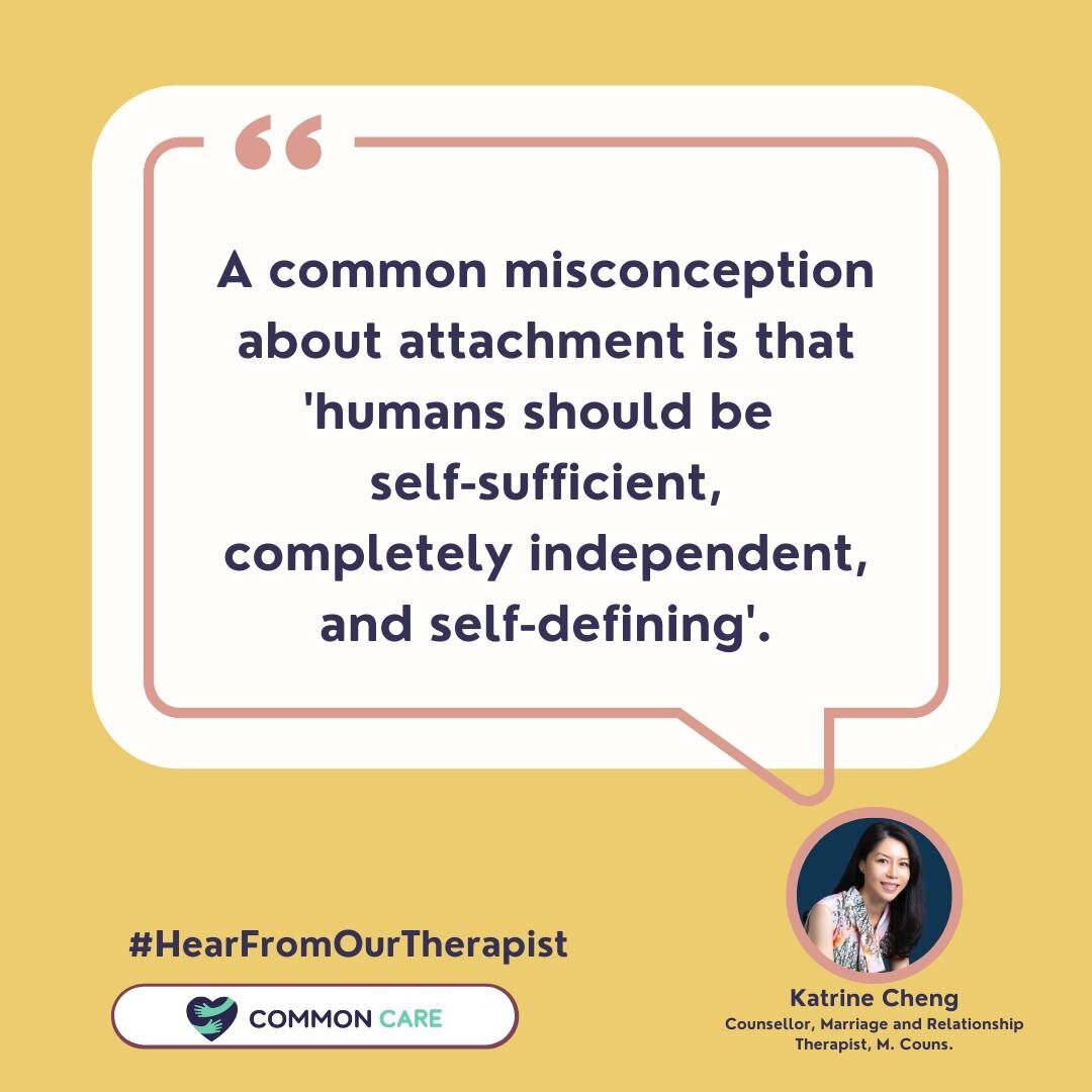 &lsquo;What are common misconceptions about attachment style?&rsquo; 🤔

One of the misconceptions that we often hear is that &lsquo;humans should be self-sufficient, completely independent, and self-defining...&rsquo; 🤔

In the 6th episode of our n