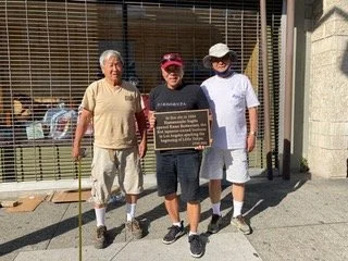 Kame Restaurant Marker Installation