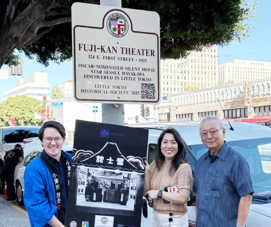 Fuji-kan Theater Historical-Cultural Monument Sign Unveiled in Little Tokyo